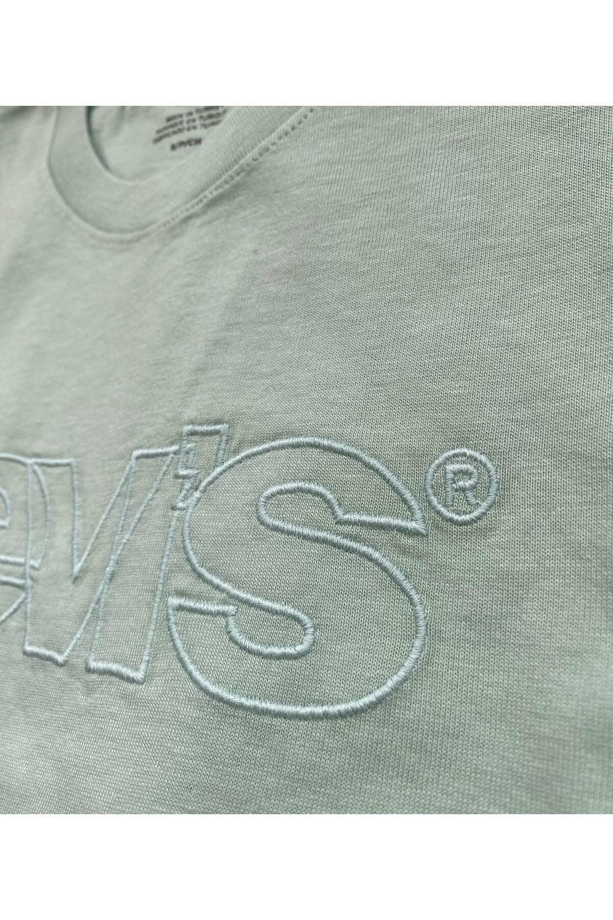 تی شرت لیوایز مردانه 100% پنبه فیروزه  طرح دار Relaxed/ریلکس    Relaxed/ریلکس کژوال/روزمره | Levi's A2082-0187 TR - تصویر 3