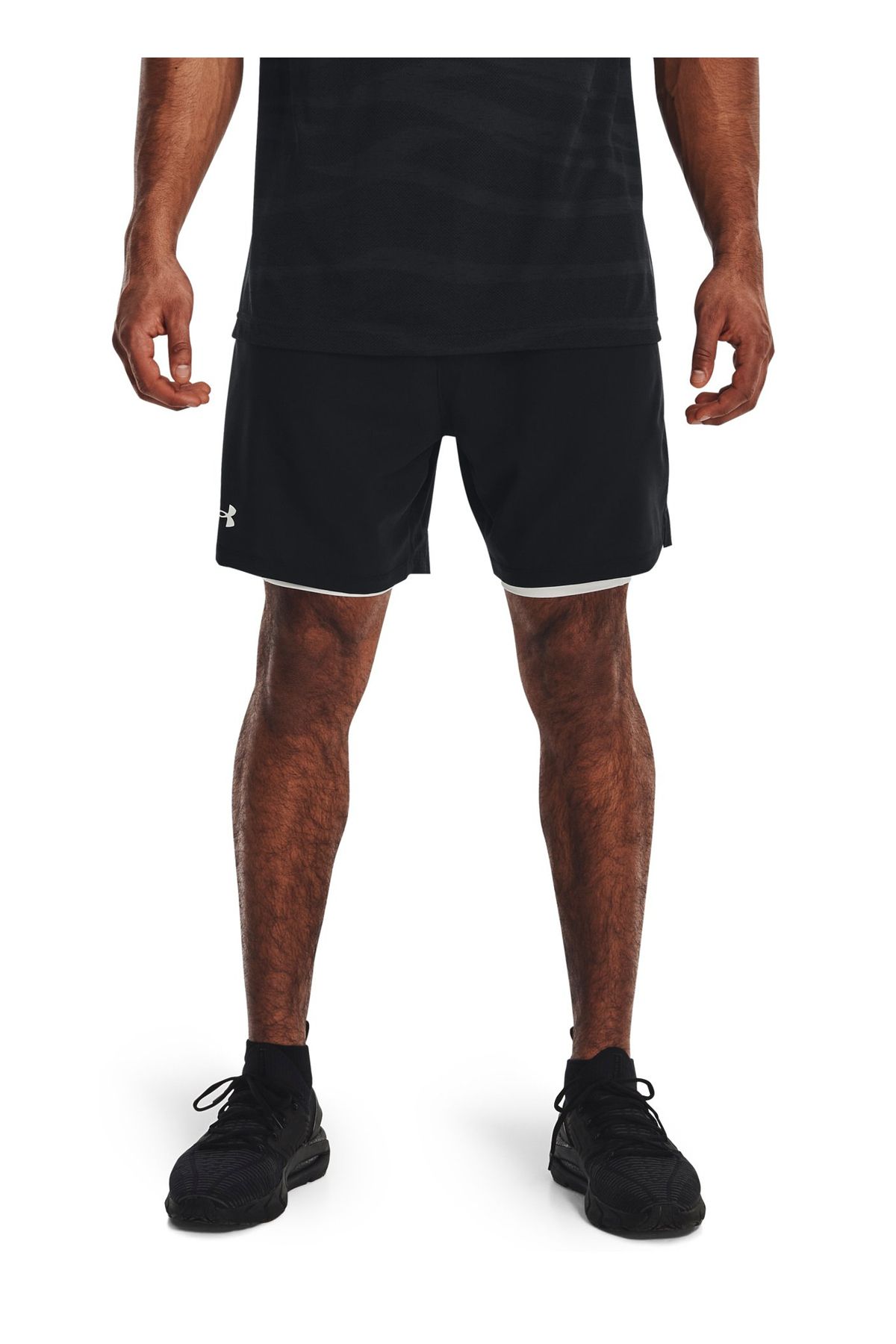 شلوارک و برمودا مشکی مردانه شورت ، م سیاه اورجینال Under Armour