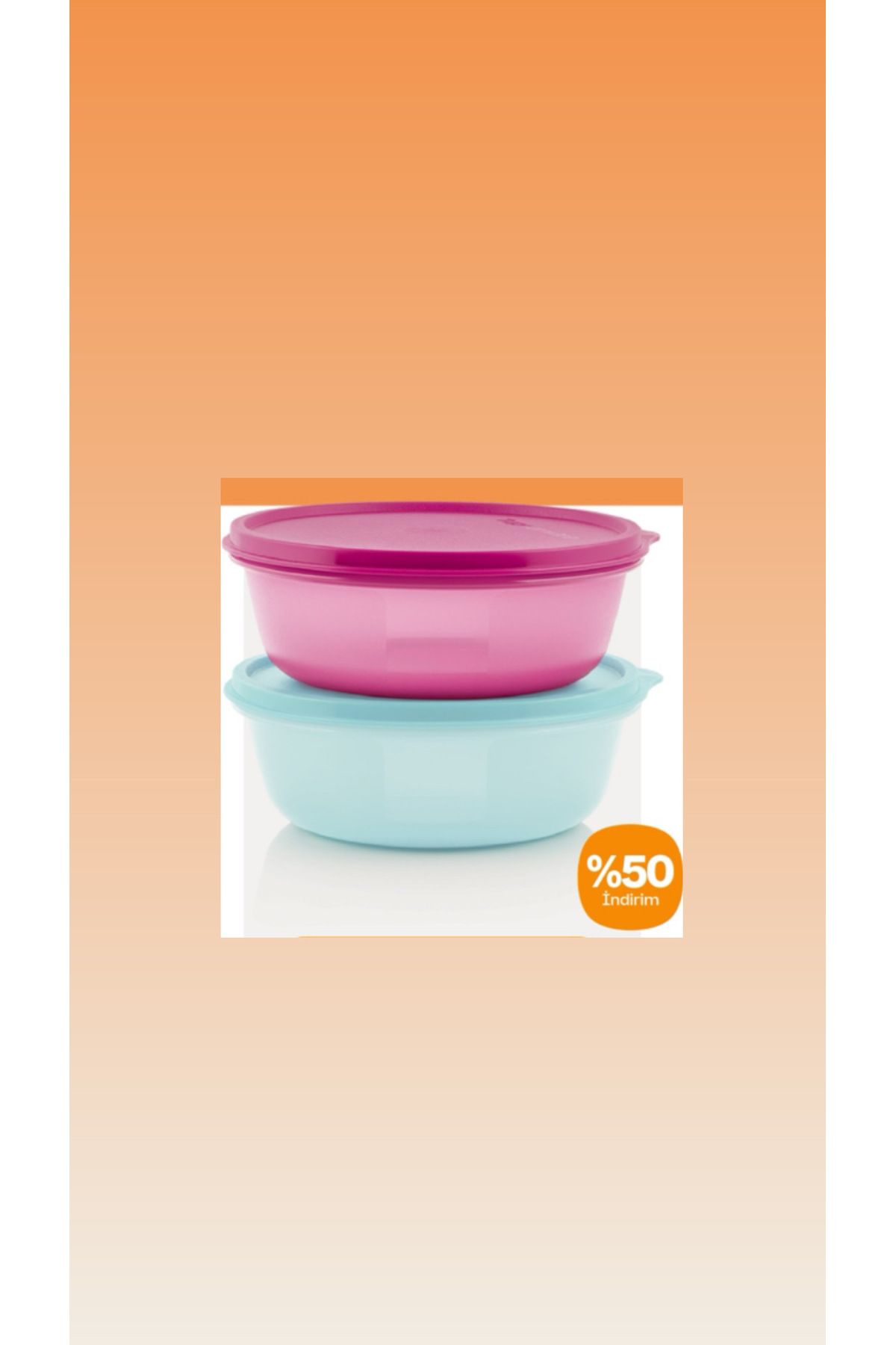 Tupperware-600ml Set of 2 - Transport, Service and Storage Container 1