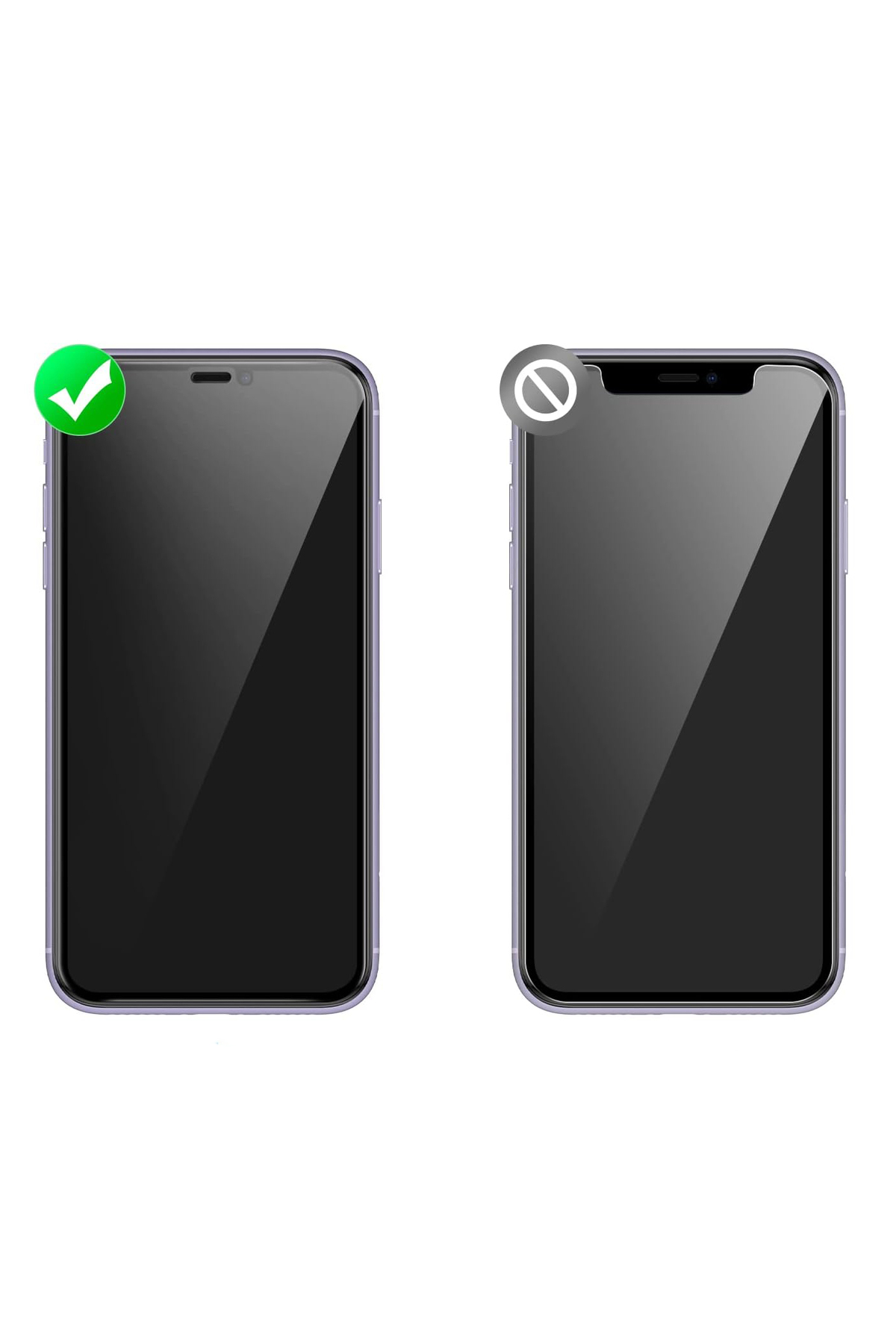 iPhone 11/ XR Uyumlu Kolay Yapışan Antistatik Özellikli Toz Tutmayan Hayalet Ekran Koruyucu 2