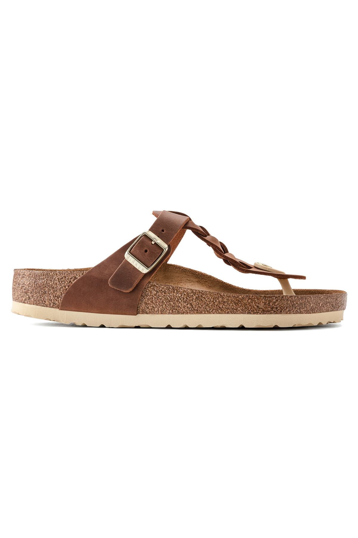 دمپایی بیرکن استاک زنانه چرم اصل نارنجی  راسته      کژوال/روزمره | Birkenstock 1BRKW2024007 DE - تصویر 7