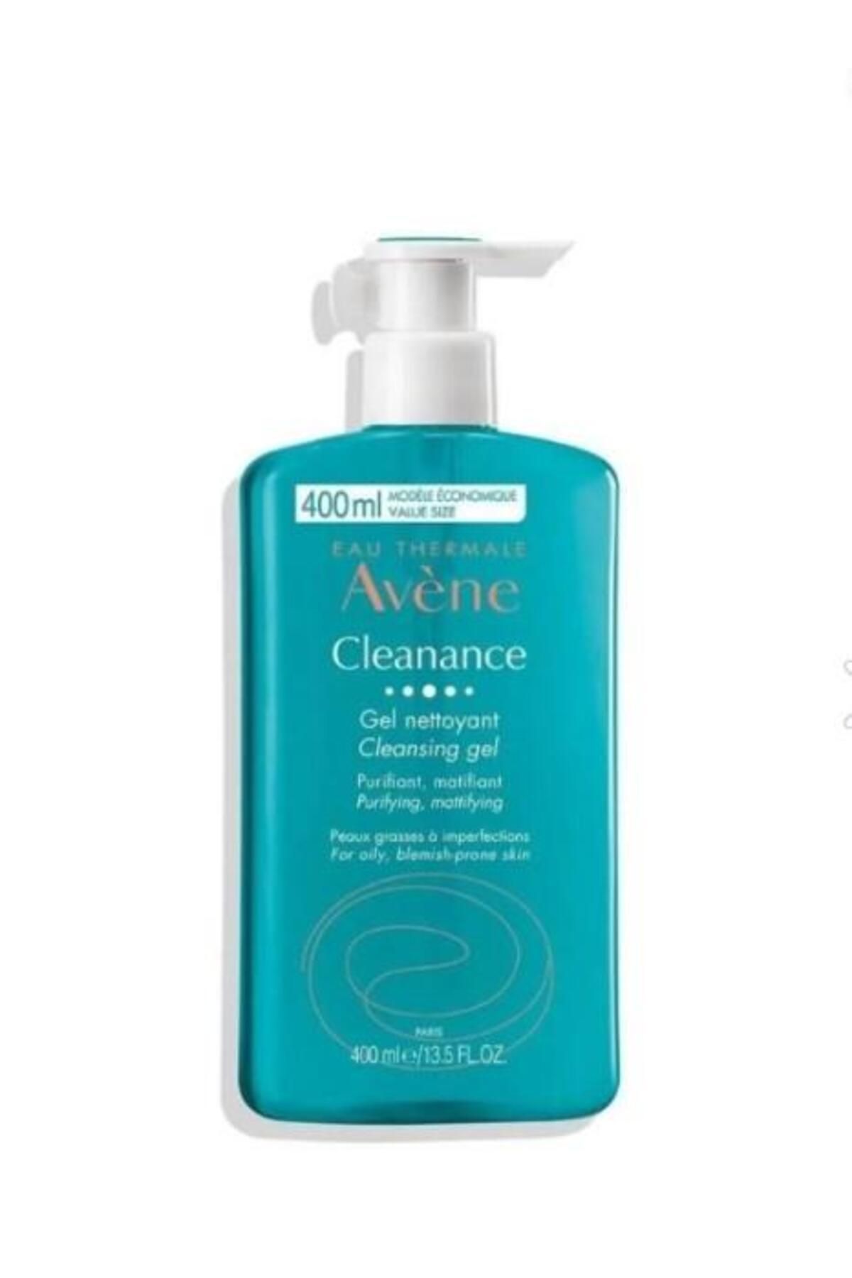 ژل پاک کننده Avène Cleanance Gel Nettoyant 400 میلی لیتر حجم سفر 100 میلی لیتر هدیه Avene