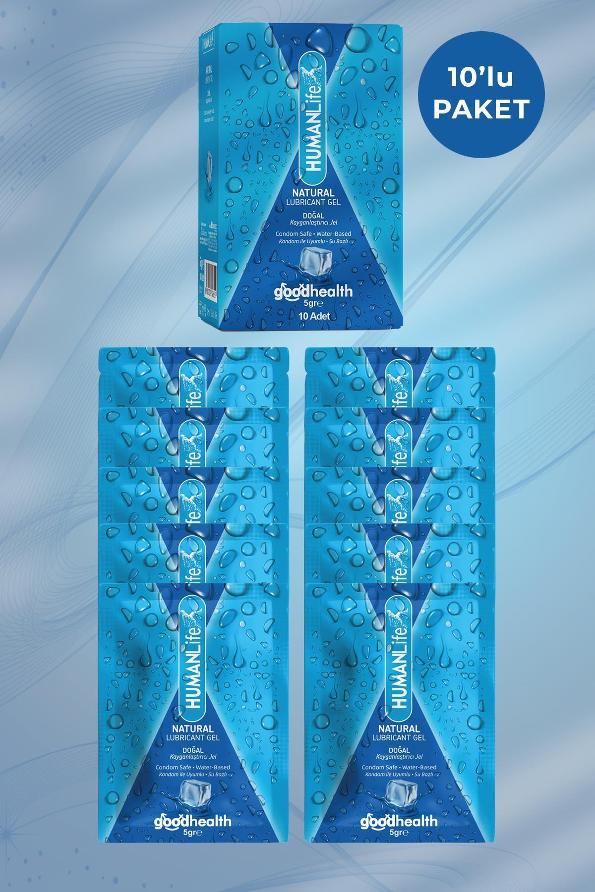 HumanLife Doğal Kayganlaştırıcı Jel 125ml + 5gr x 10 Adet 4
