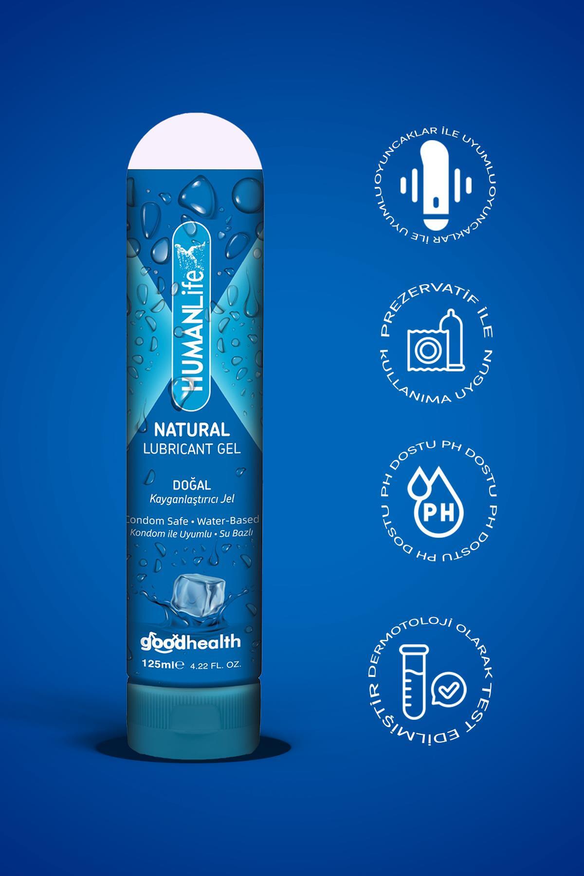HumanLife Doğal Kayganlaştırıcı Jel 125ml + 5gr x 10 Adet 3