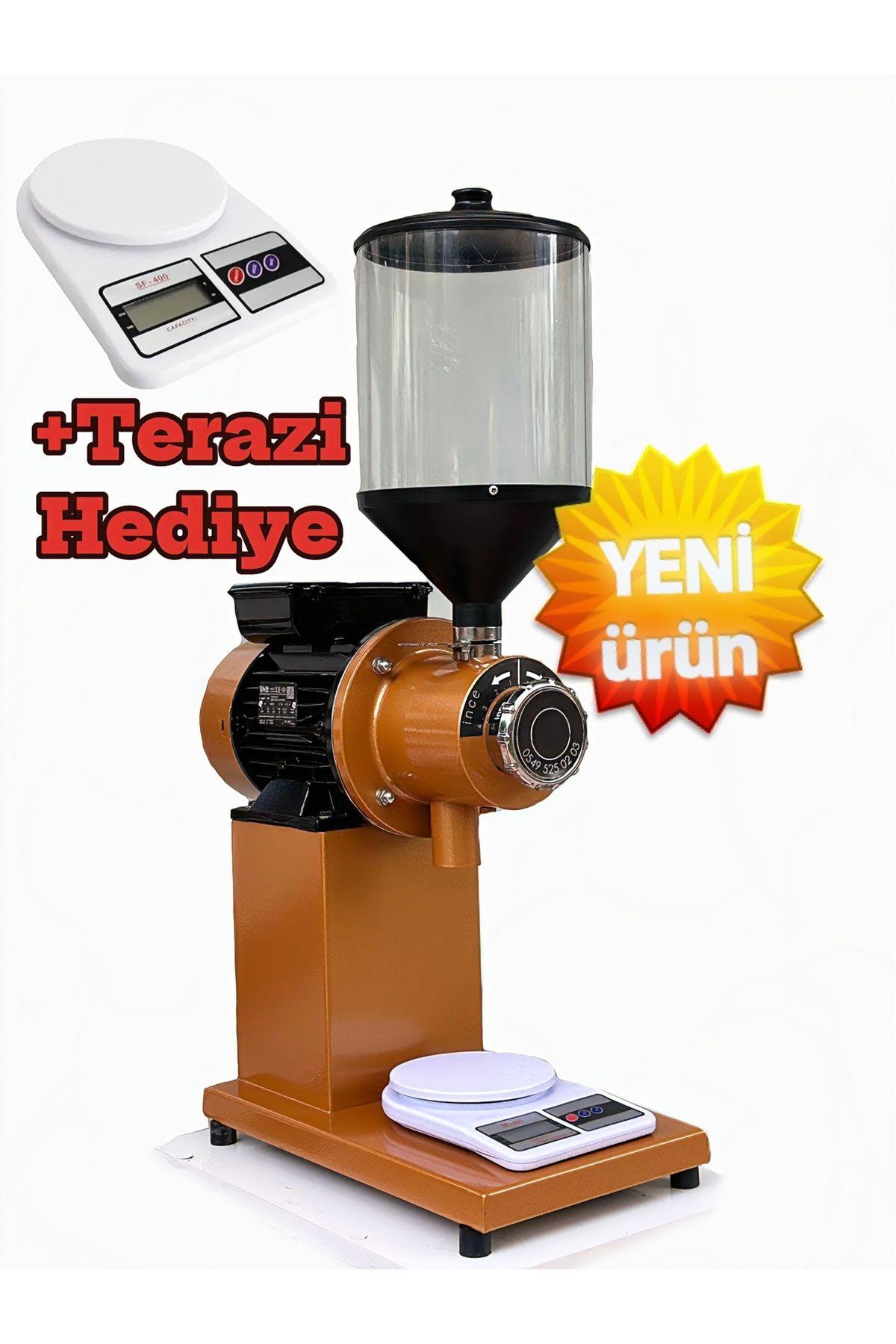 Kahveninbirtanesi Elektrikli Kahve Değirmeni, Kahve değirmeni öğütücü makinesi, coffee grinder