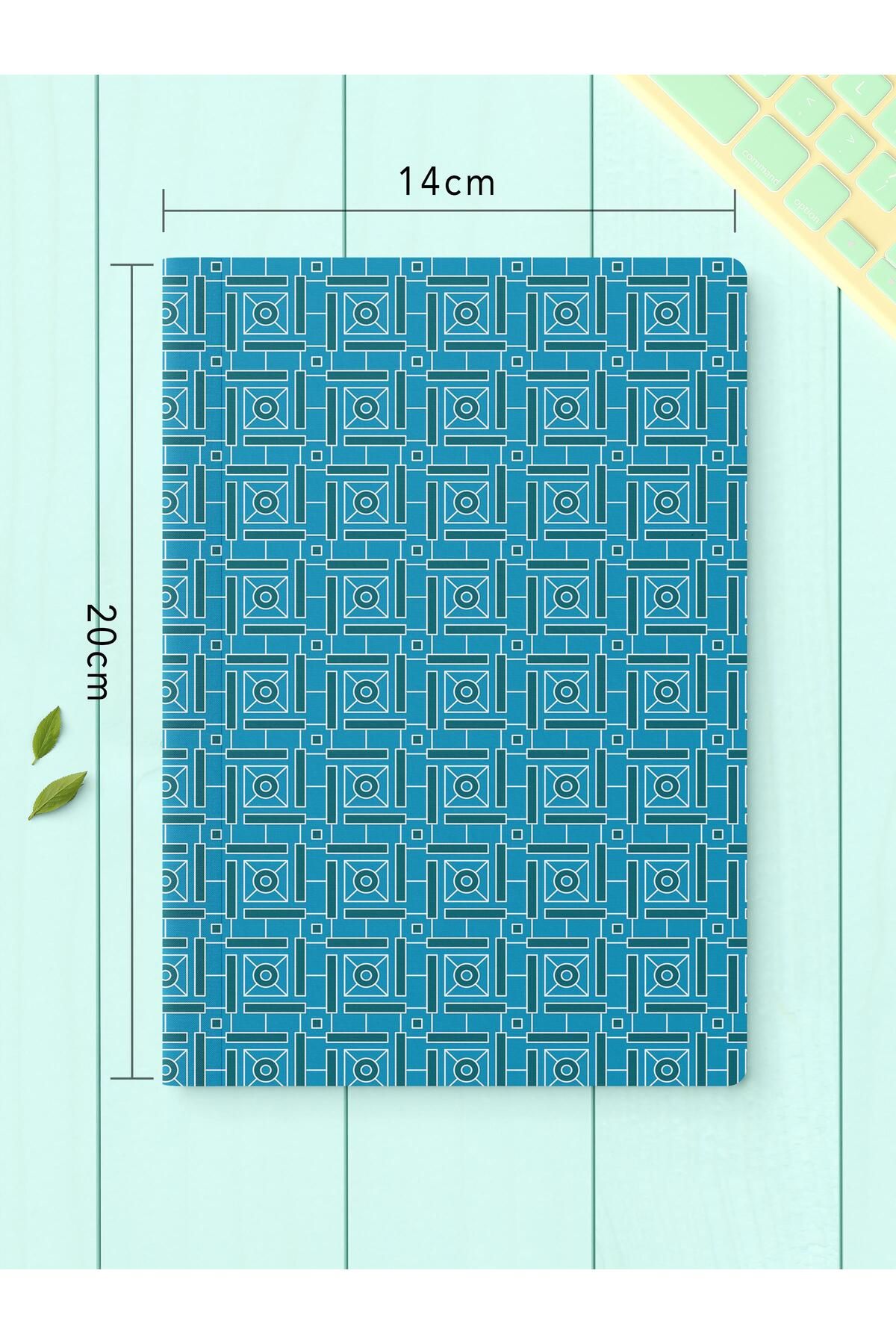 Postifull-مجموعة دفتر ملاحظات غير مبطنة، 2 دفتر ملاحظات بنمط هندسي، دفتر ملاحظات، دفتر ذكريات، 64 صفحة متوسطة الحجم 4