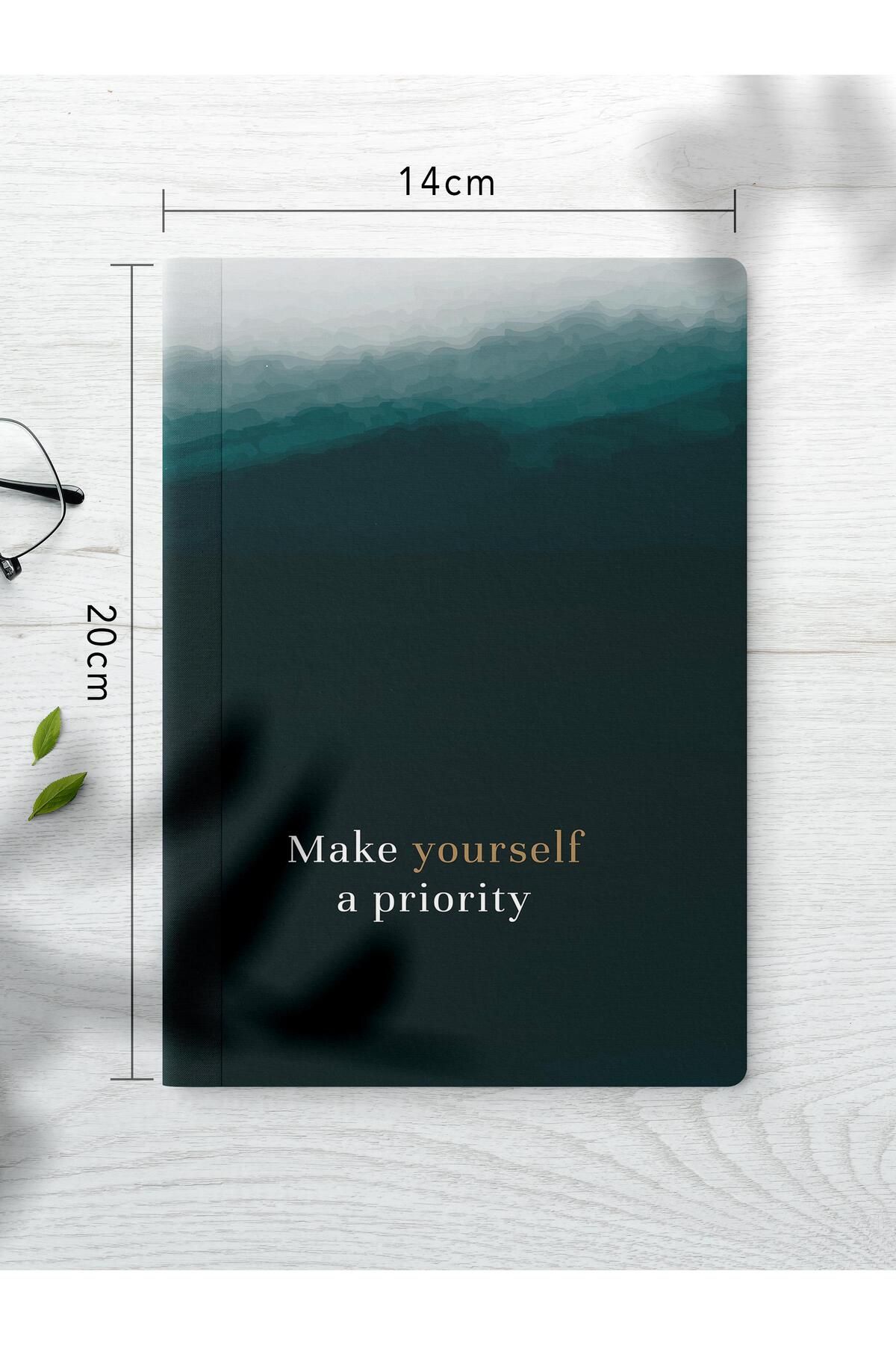 Postifull-Unlined Notebook Set, 2 Pieces of Motivational Patterned Notebook, Notepad, Memory Book, 64 Pages 3