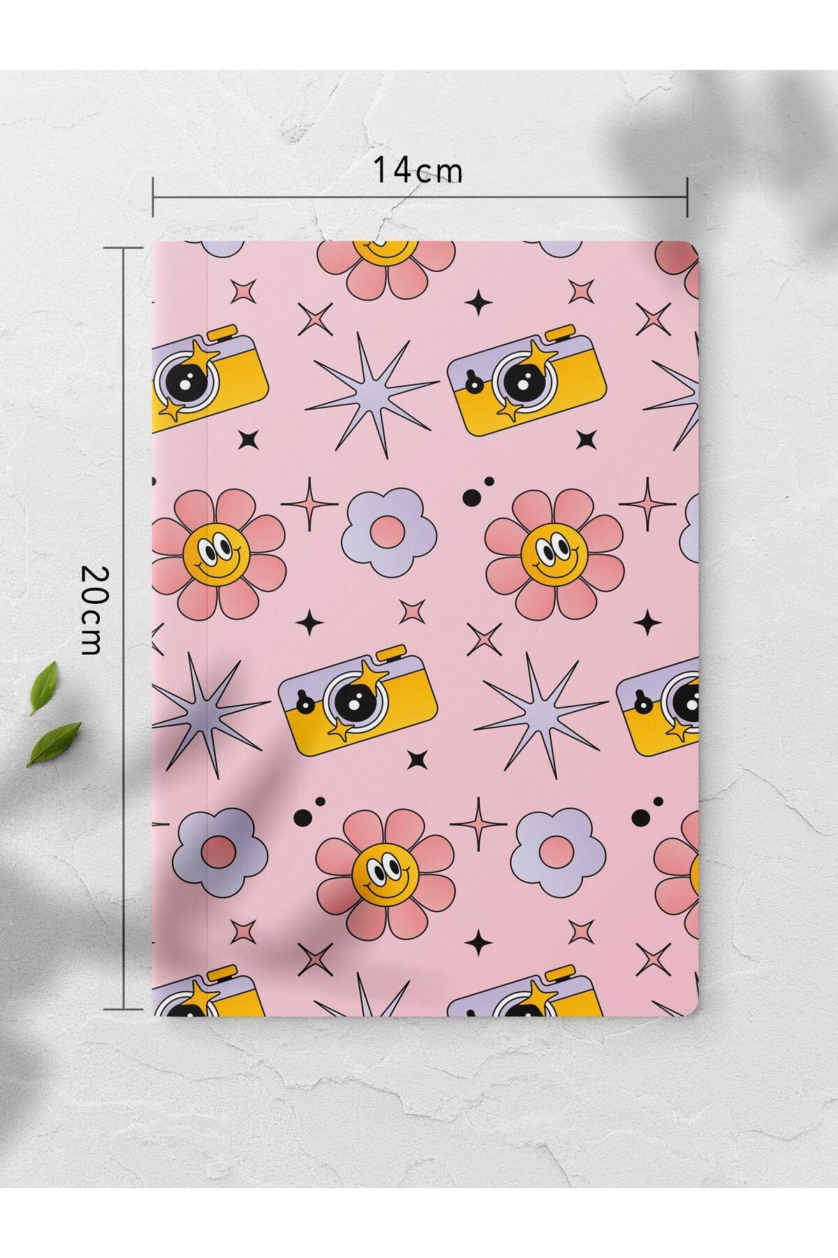 Postifull-Unlined Notebook, Indie Groovy Notebook, Notepad, Intellect and Memory Notebook, 64 Pages, 14*21cm 2