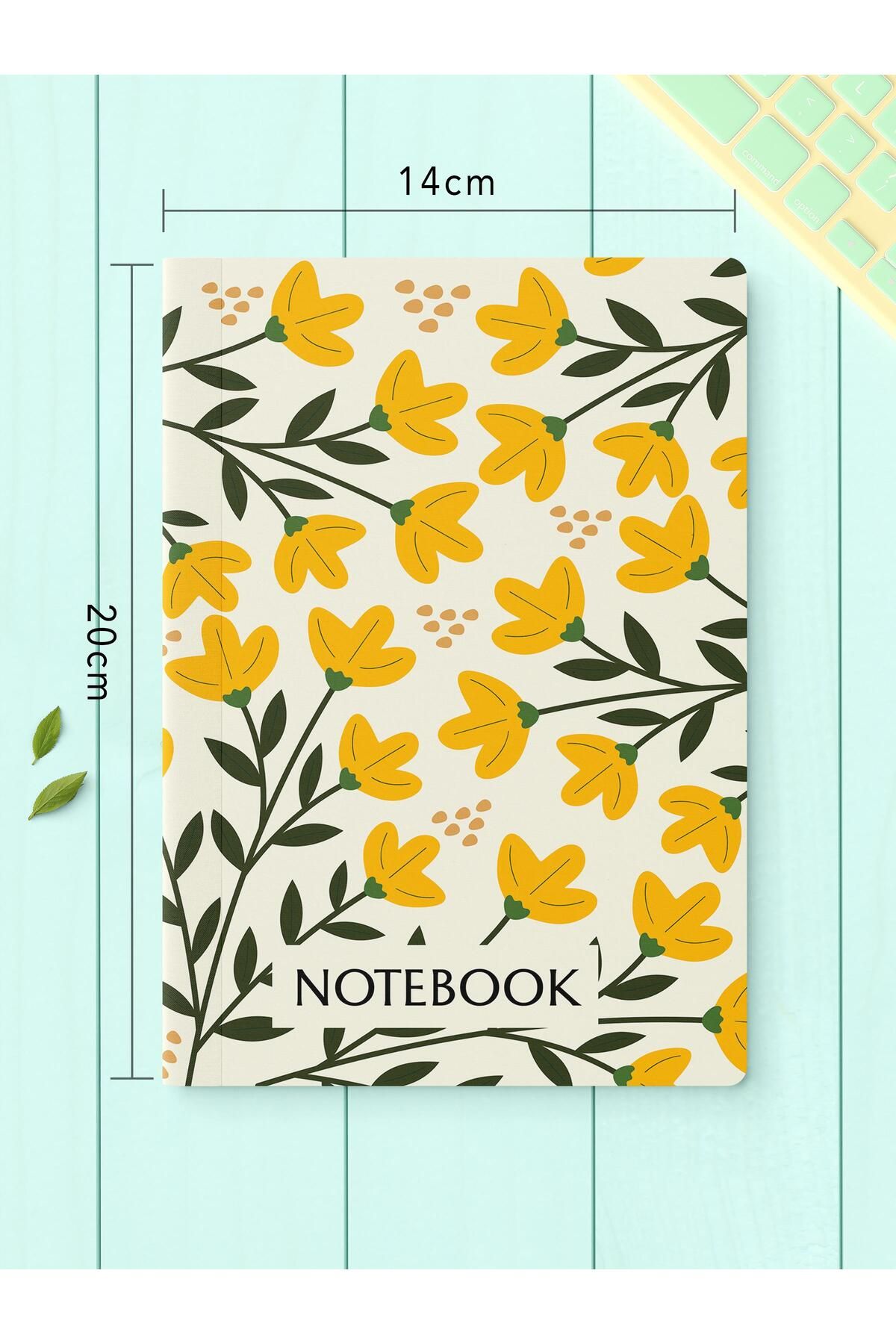 Postifull-Unlined Notebook Set, 2 Pieces Vintage Patterned Notebook, Notepad, Memory Book, 64 Pages Medium Size 4