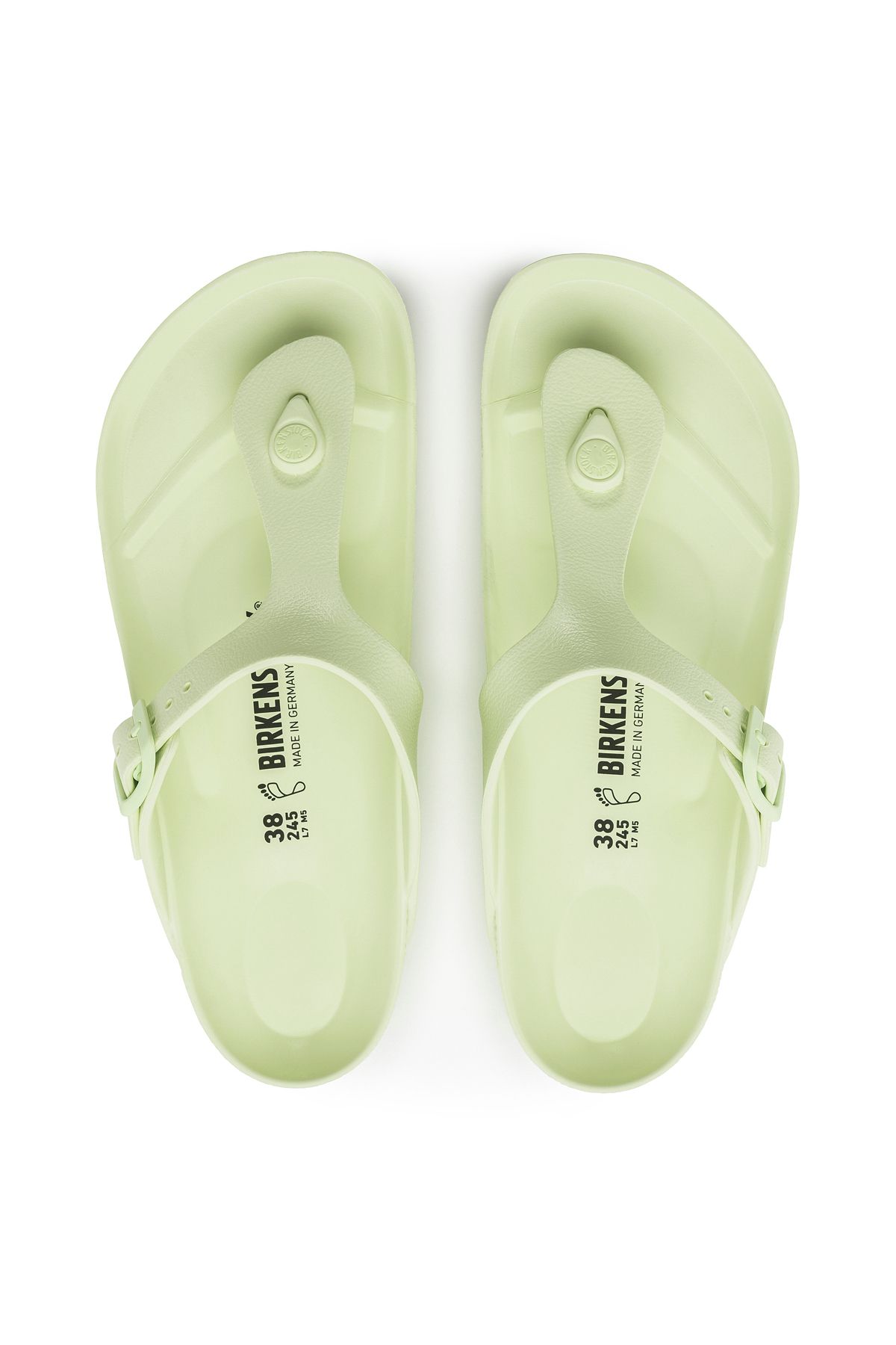 Birkenstock-1024508 Papuci Birkenstock GIZEH EVA FADED LIME pentru femei/fete 4