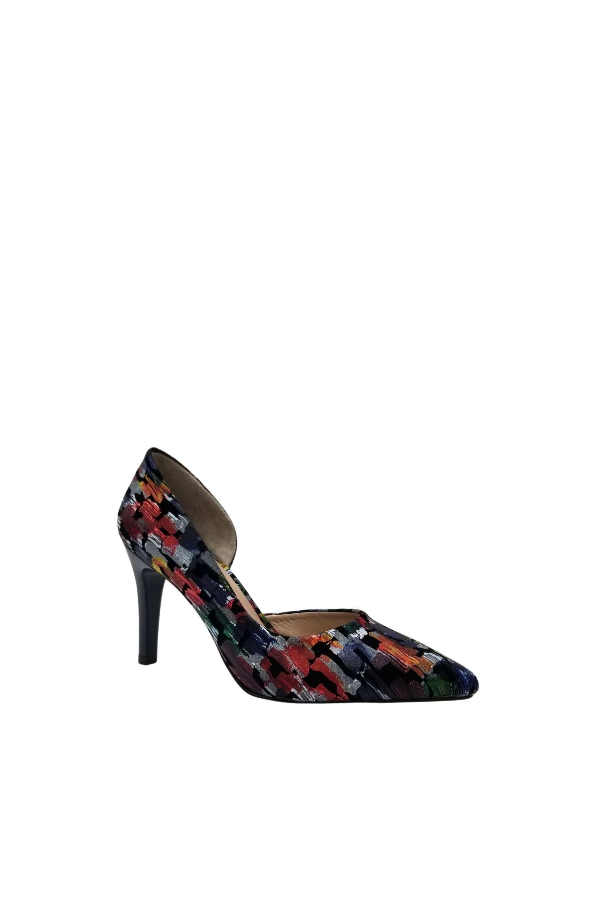 Hobby-24448 Model Printed Leather Stiletto Shoes 2