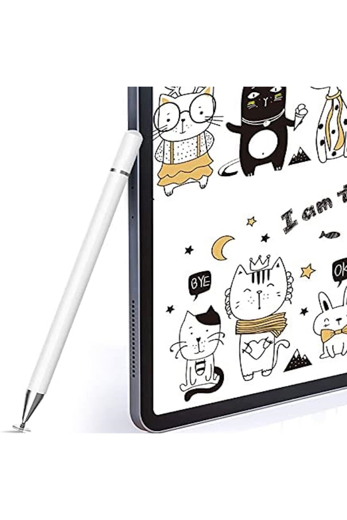m.tk moveteck-iPad 10.9 10Th Generation Compatible Touch Special Writing and Drawing Pen with Disc Automatic and Easy Use 5