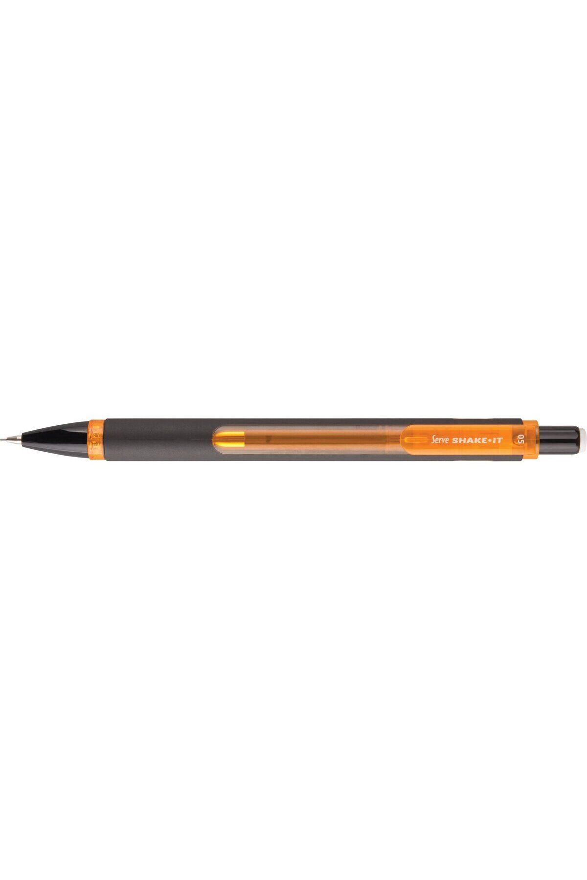 Serve-Shake-It Mechanical Pencil 0.5 mm Black-Orange 1