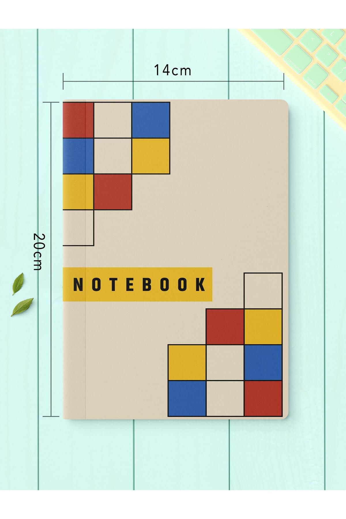 Postifull-Unlined Notebook Set, 2 Pieces Vintage Patterned Notebook, Notepad, Memory Book, 64 Pages Medium Size 4