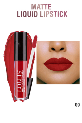Lollis Matte Liquid Lipstick Mat Likit Ruj Uzun Süre Kalıcı 09