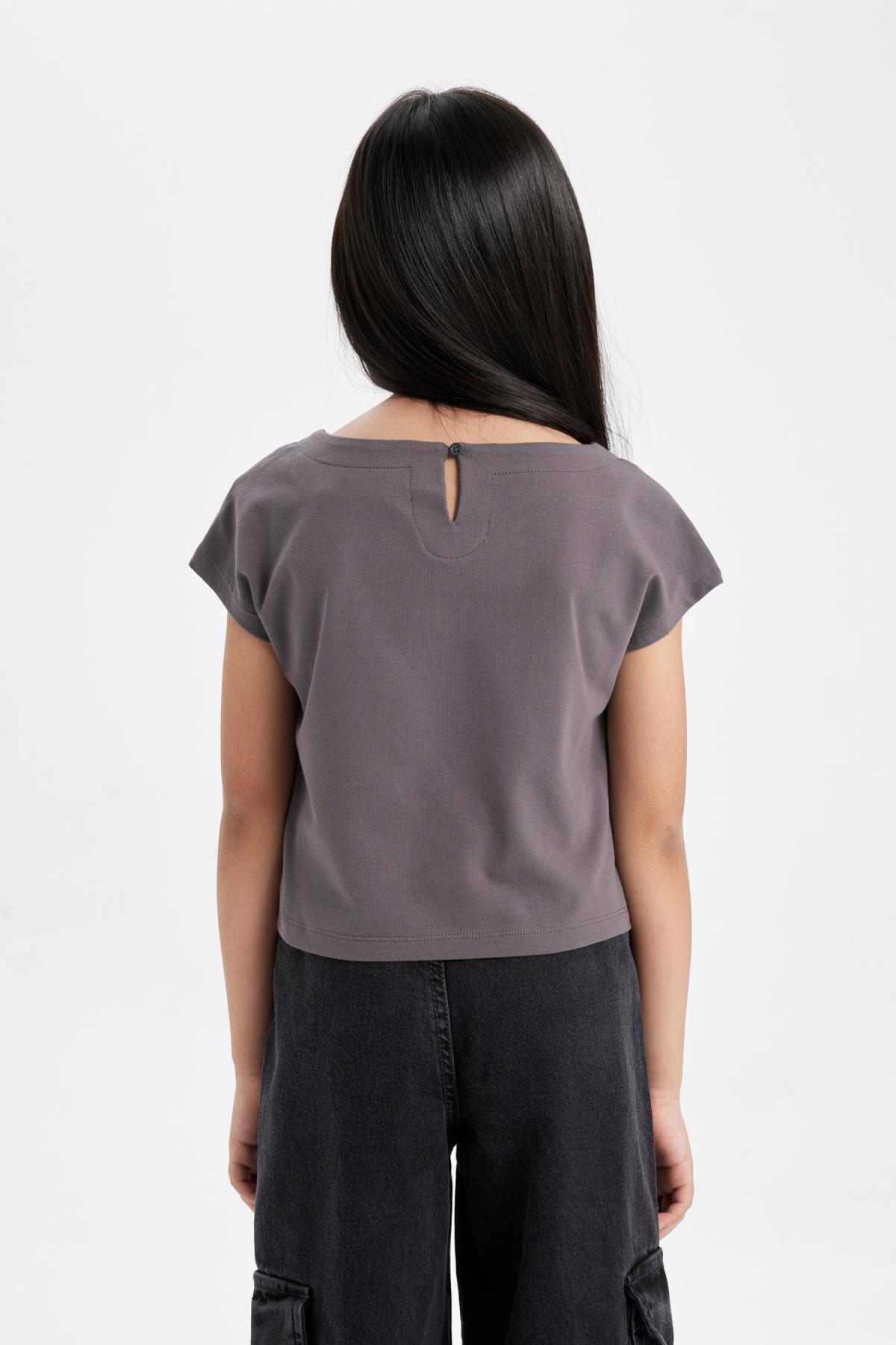 تی شرت دخترانه دفاکتو | D1709A824SM Defacto - Image 6