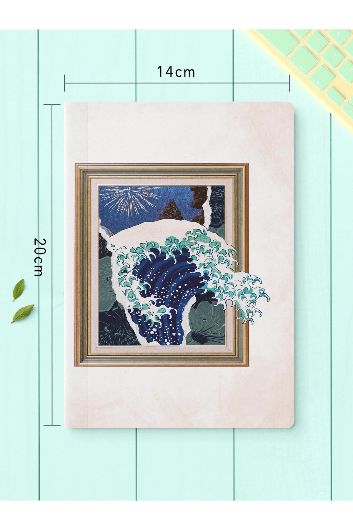 Postifull-Unlined Notebook Set, 2 Boho Themed Notebook, Notepad, Memory Book, 64 Pages Medium Size 4