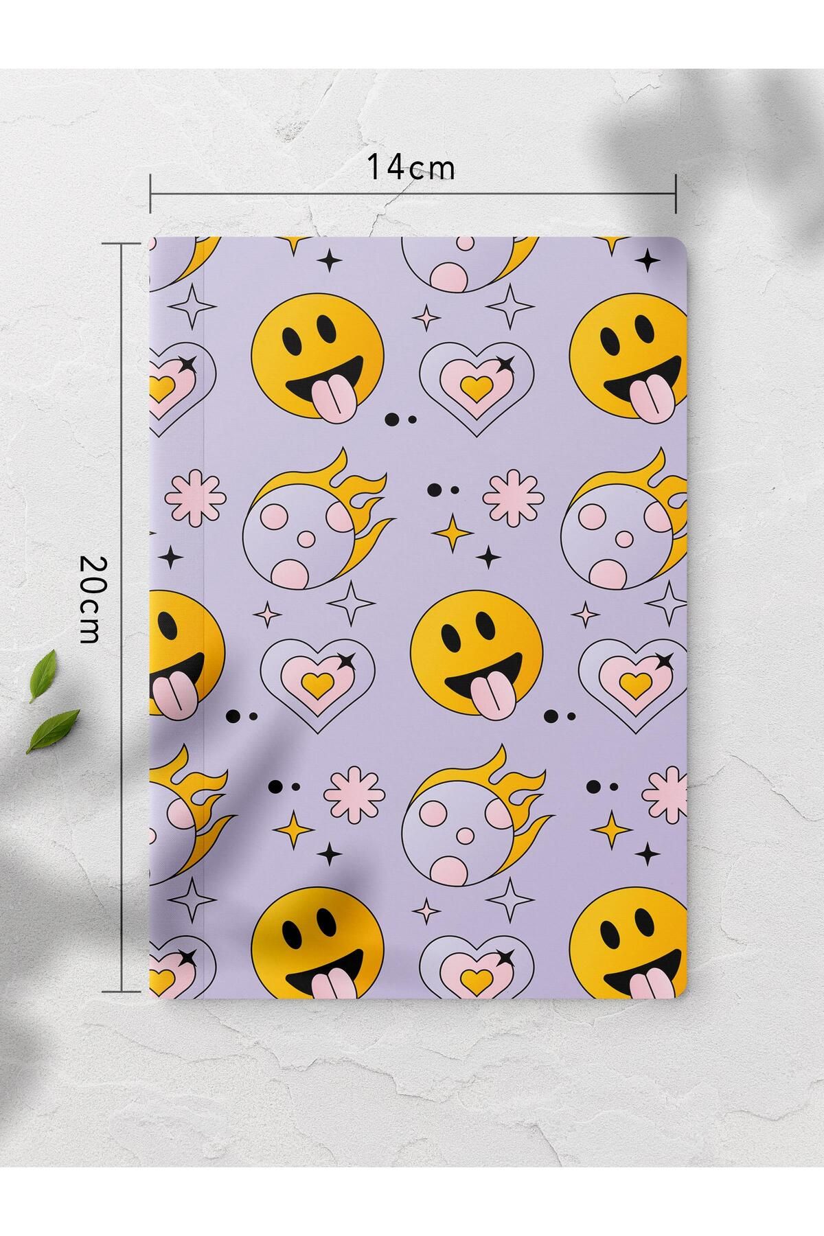 Postifull-Unlined Notebook, Indie Groovy Notebook, Notepad, Intellect and Memory Notebook, 64 Pages, 14*21cm 2