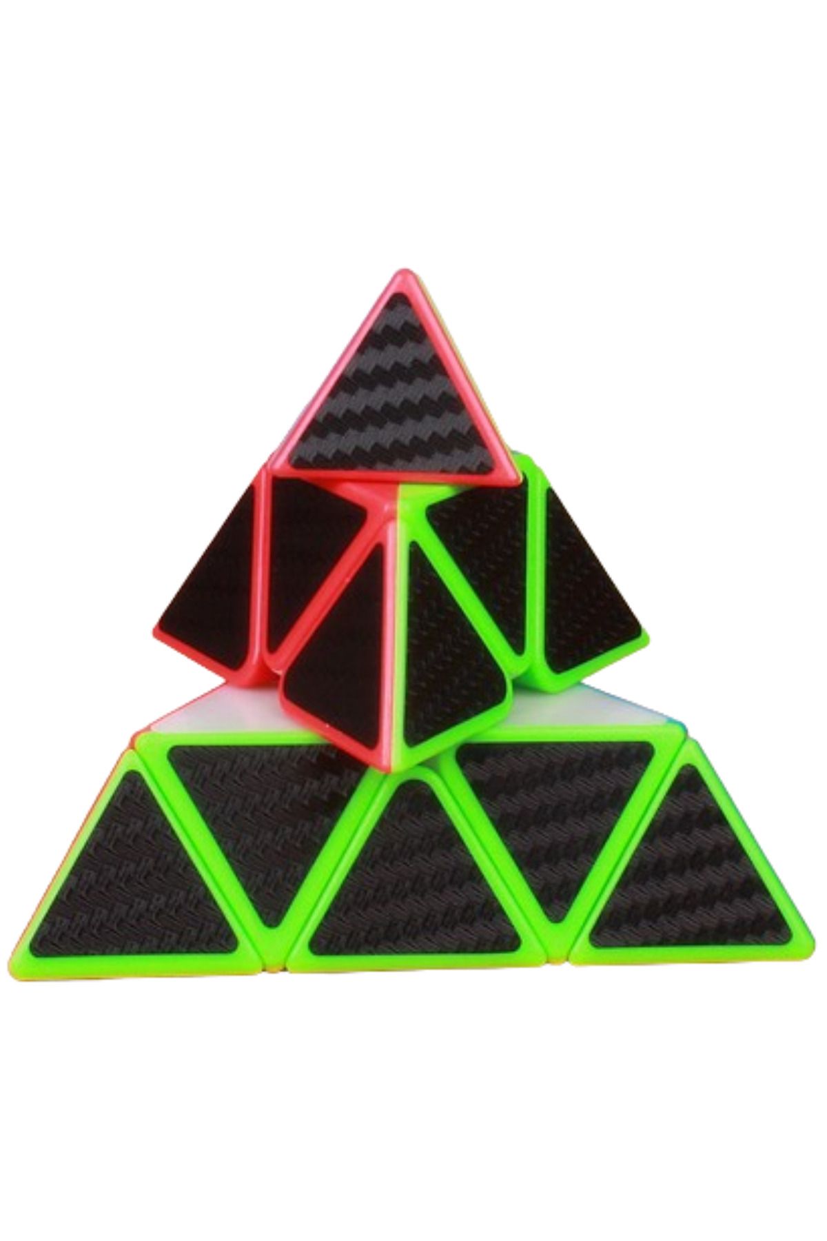 Woody Sofia-Pyraminx Professional Qy Ming S2 3X3 Carbon Fiber - Triangular Intelligence Cube 3