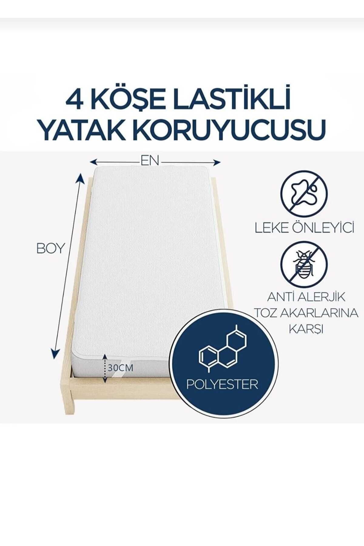 AYHOME-200x200 Cm Waterproof Mattress Cover - Four-Edged Elastic Mattress Protector 4