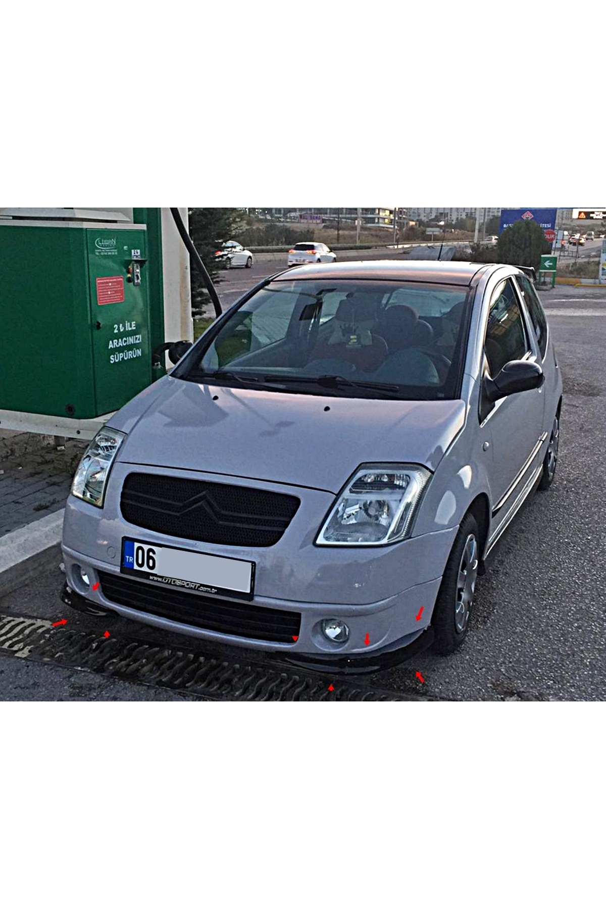 Genel Markalar CİTROEN C2 ÖN TAMPON FLAPLARI FİBERGLASS BOYASIZ A+ KALİTE
