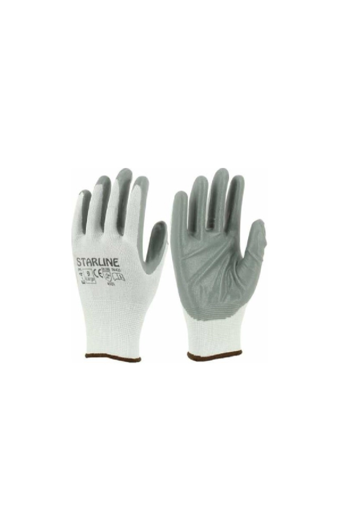 Starline NİTRİL ELDİVEN E-43 YEŞİL NO:9 STARLİNE 6 LI