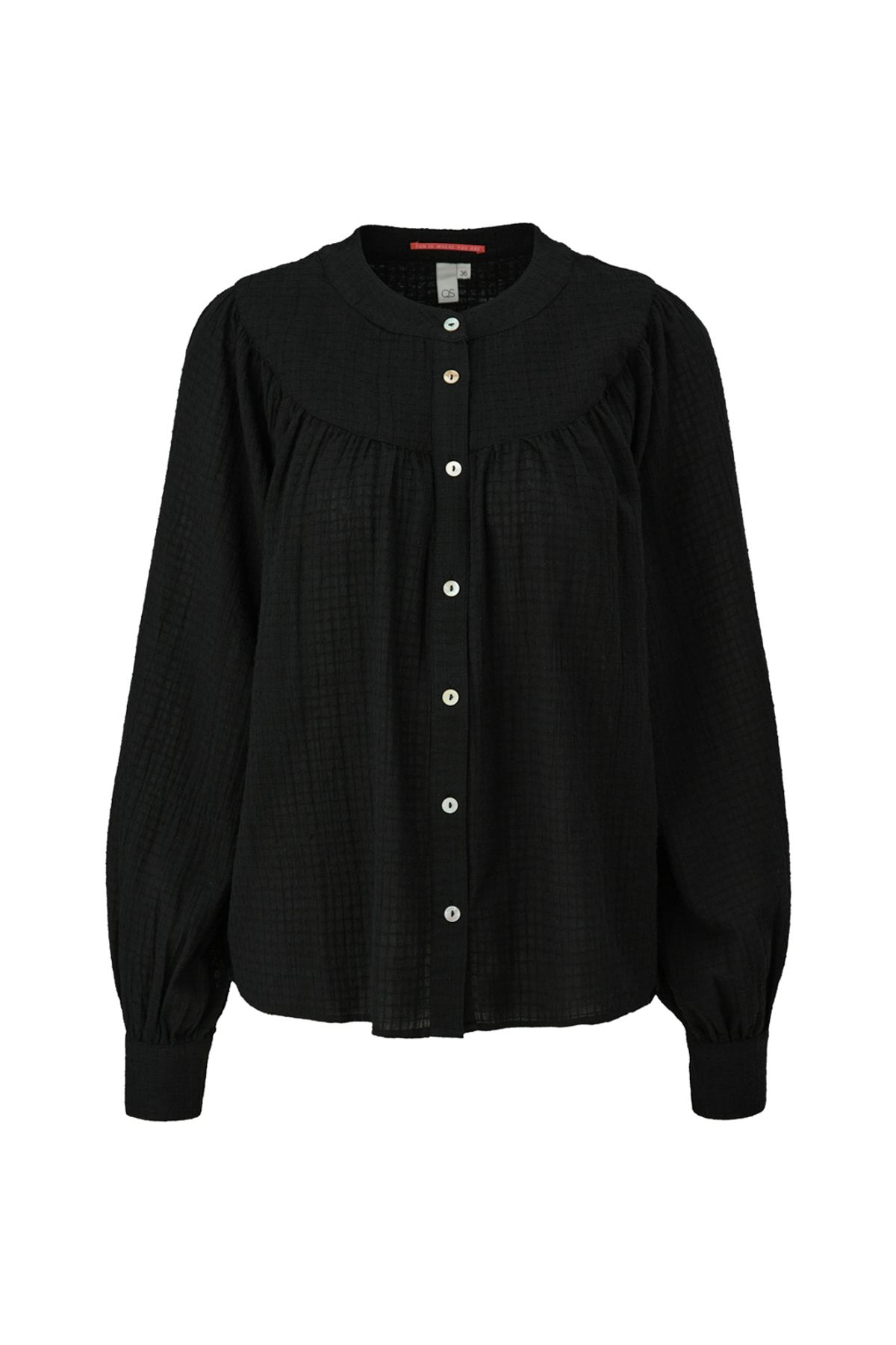 QS by s.Oliver-Bluse mit Dobby-Struktur 4