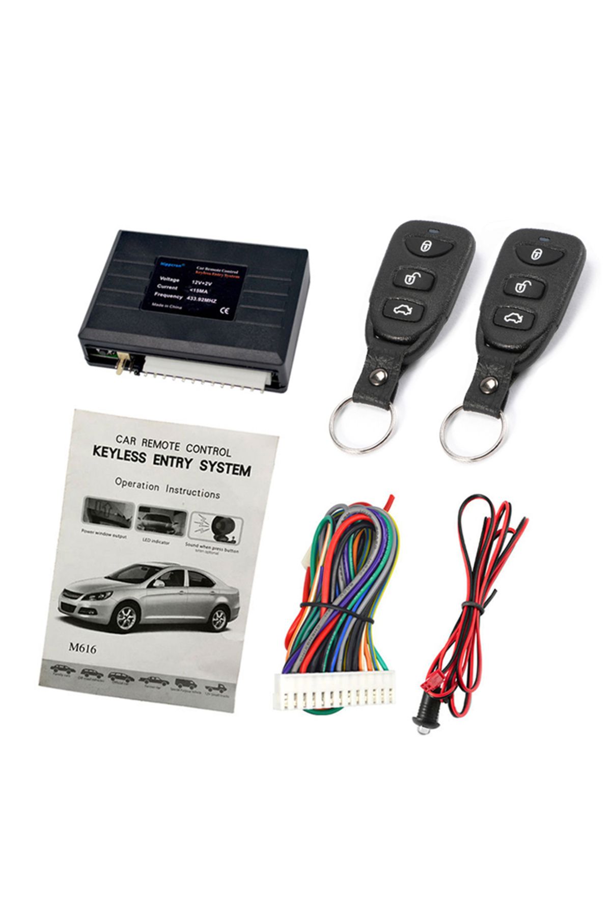 hippcron-Universal Car Alarm Systems Auto Remote Central Kit Door Lock Keyless App With Remote Contr Entry... 7