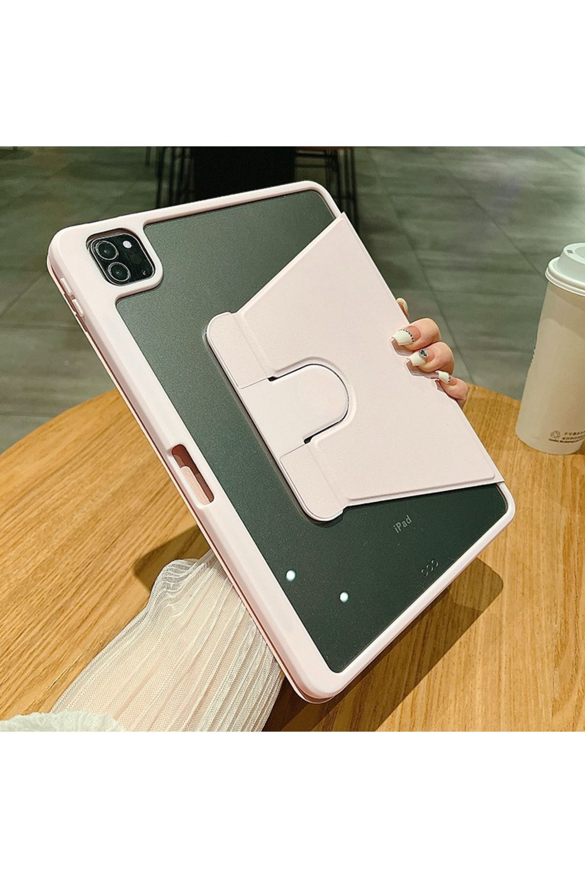 CoolGui-For Ipad 10th Generation 2022 Case With Pencil Holder 360 Degree Rotation Smart Leather Cover For... 2
