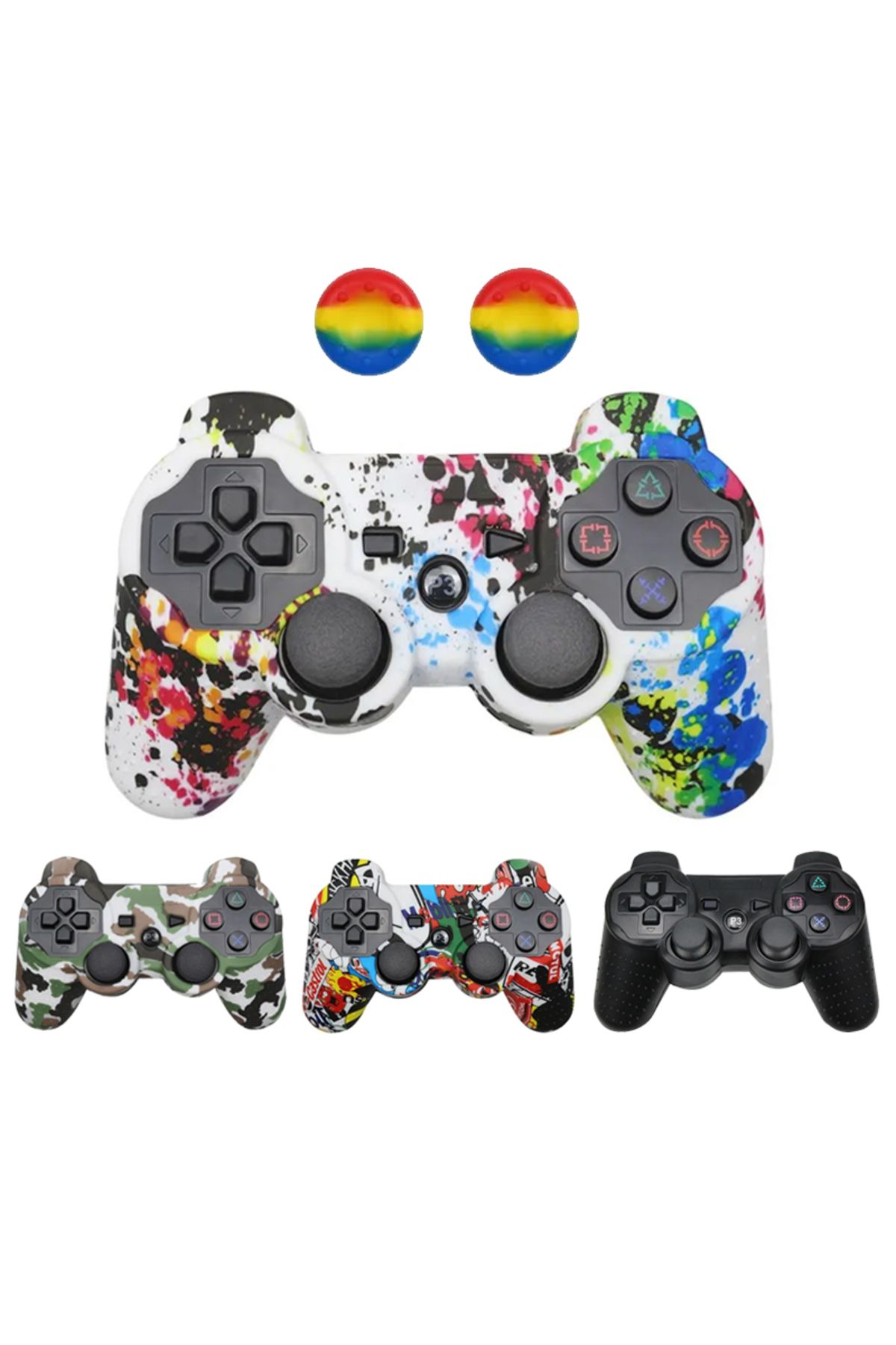 TECTINTER-Protective Silicone Cover Case For Ps3 / Ps2 Controller Gamepad Anti-scratch Protector Shell Slee... 8