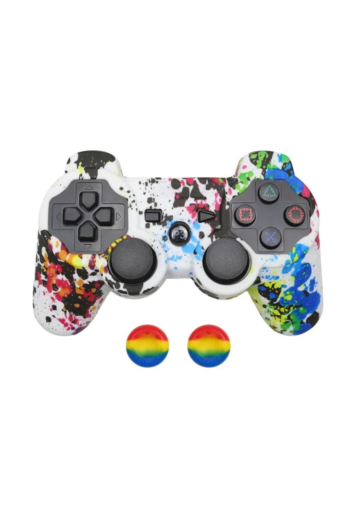 TECTINTER-Protective Silicone Cover Case For Ps3 / Ps2 Controller Gamepad Anti-scratch Protector Shell Slee... 5