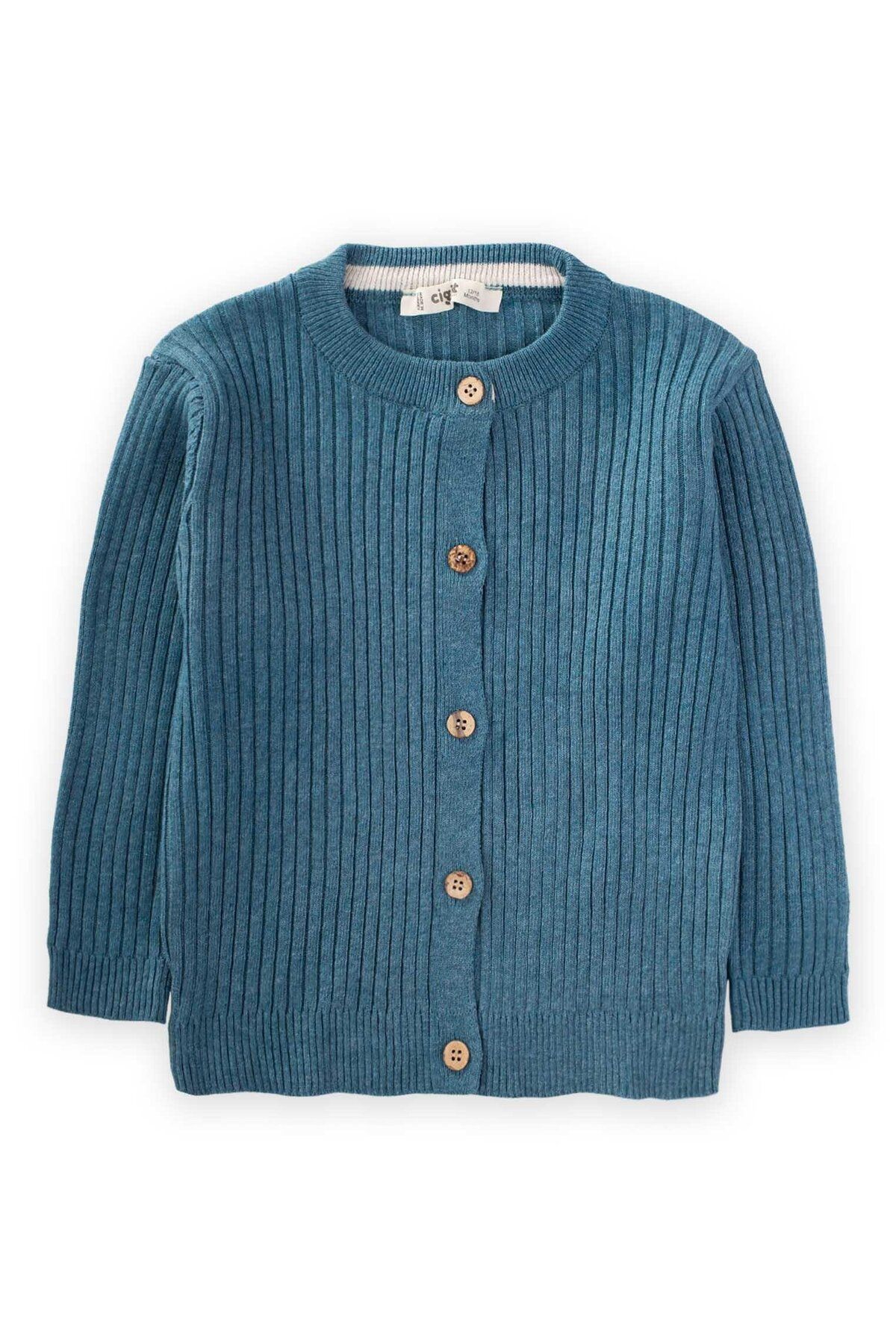 Кардиган Cigit Corded Knitwear для детей от 1 до 5 лет, синий индиго 71125