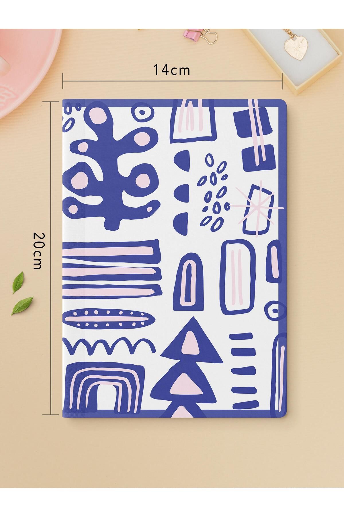 Postifull-Unlined Notebook Set, 3 Notepads, Notebook Journal Set, Memory Book, 64 Pages Medium Size 4