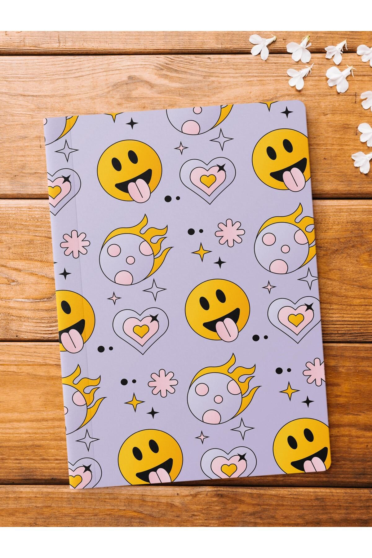 Postifull-Unlined Notebook, Indie Groovy Notebook, Notepad, Intellect and Memory Notebook, 64 Pages, 14*21cm 1