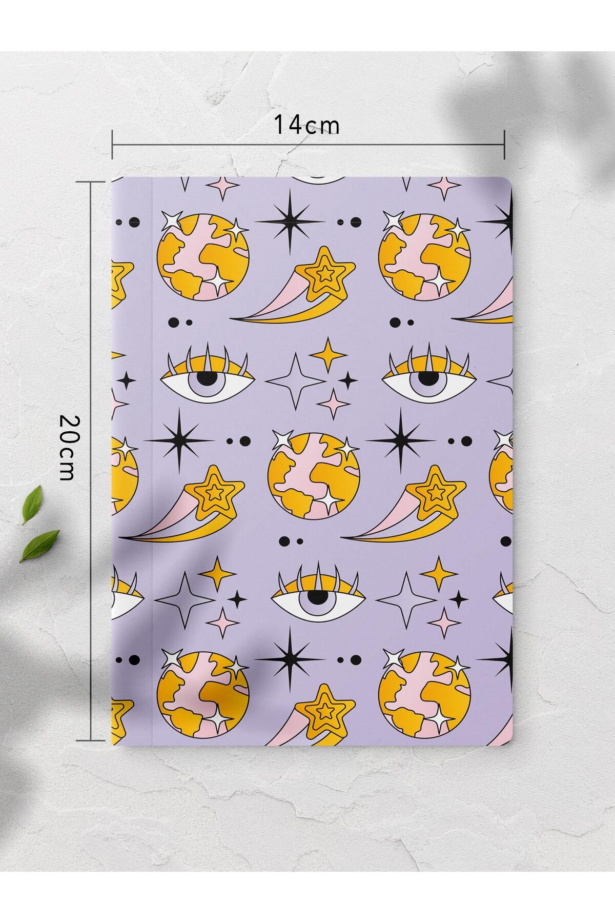 Postifull-Unlined Notebook, Indie Groovy Notebook, Notepad, Intellect and Memory Notebook, 64 Pages, 14*21cm 2