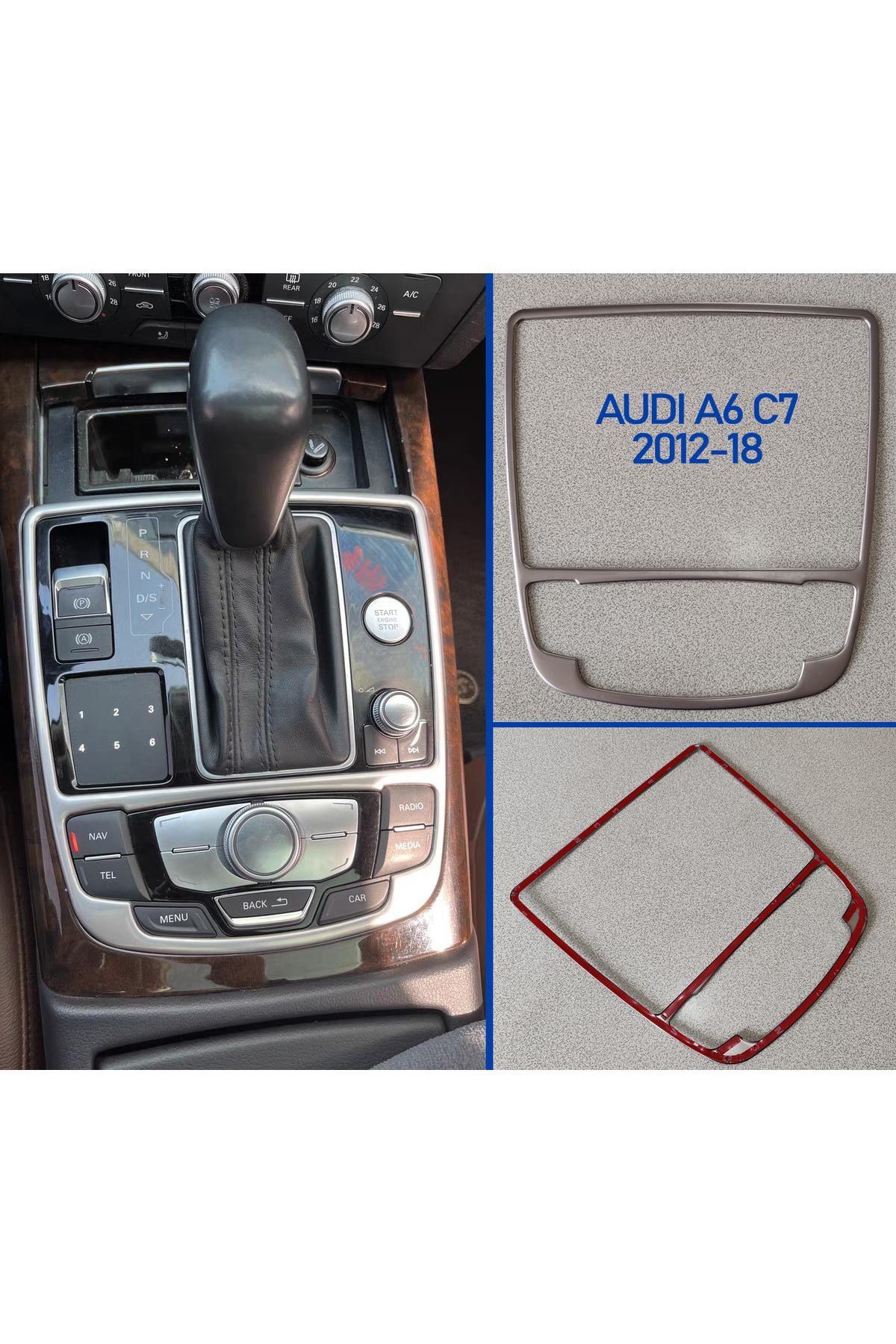 GCP German Car Parts AUDİ A6 C7 Orta Konsol Çerçeve Trim - A6 C7