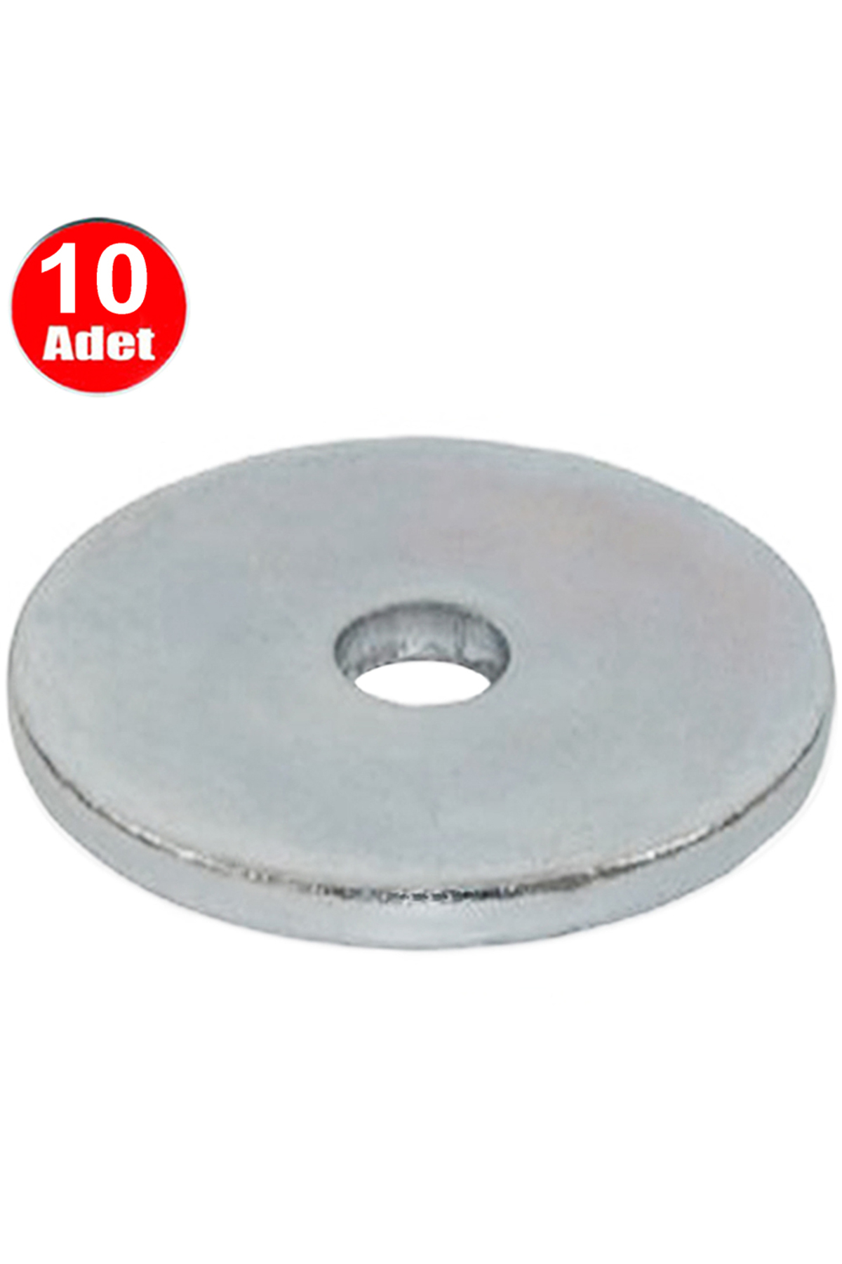 55mm Large Thick Iron Washer Galvanized Chassis Screw Bolt Washer - 10 pcs
