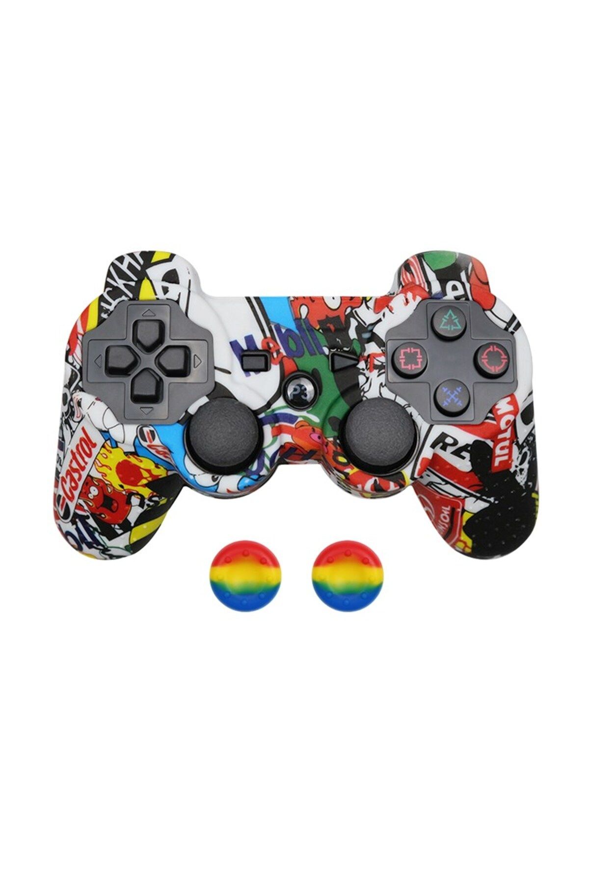TECTINTER-Protective Silicone Cover Case For Ps3 / Ps2 Controller Gamepad Anti-scratch Protector Shell Slee... 4