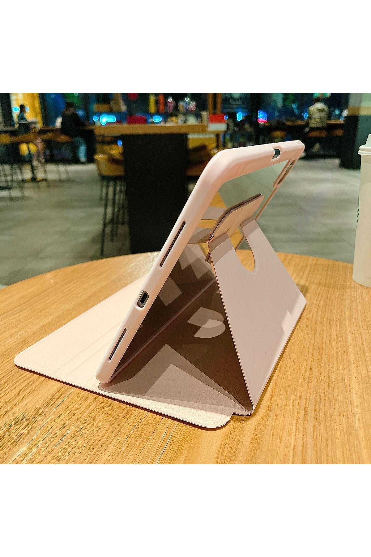 CoolGui-For Ipad 10th Generation 2022 Case With Pencil Holder 360 Degree Rotation Smart Leather Cover For... 3