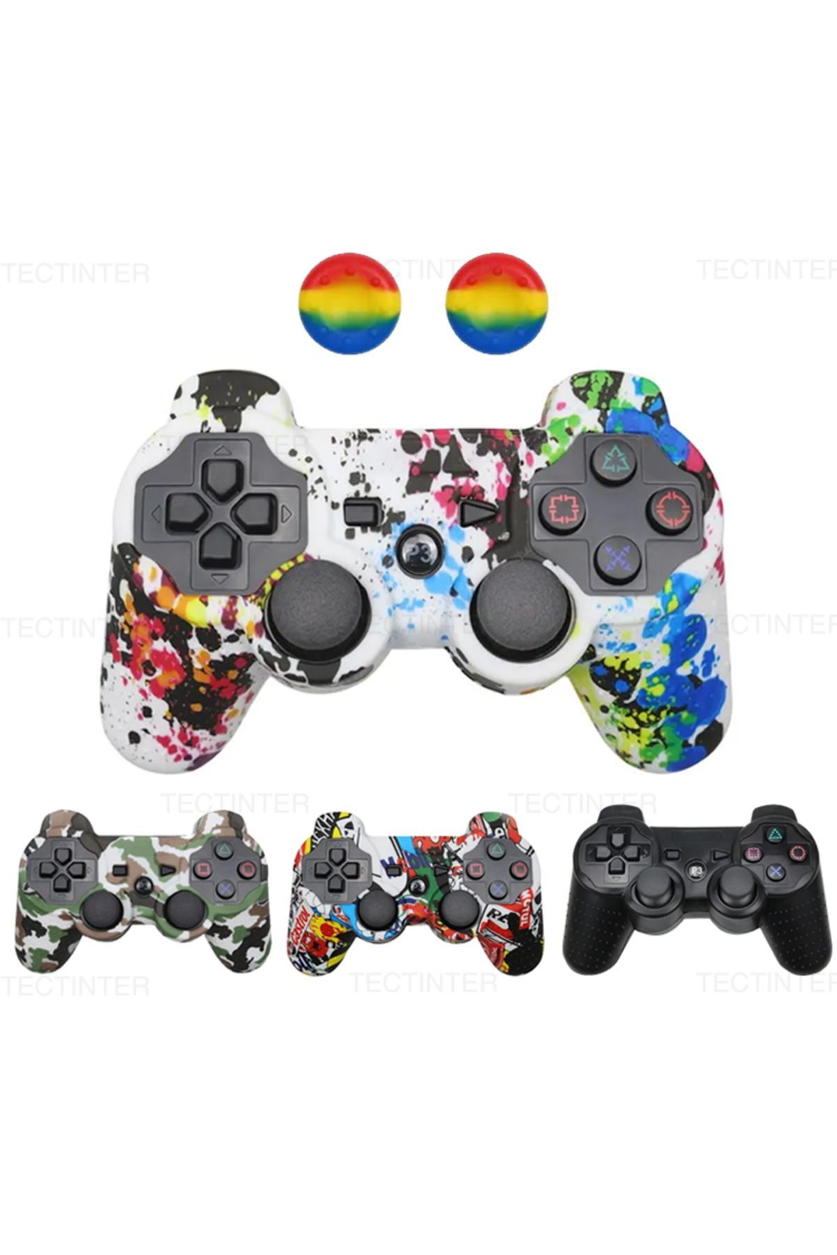 TECTINTER-Protective Silicone Cover Case For Ps3 / Ps2 Controller Gamepad Anti-scratch Protector Shell Slee... 7