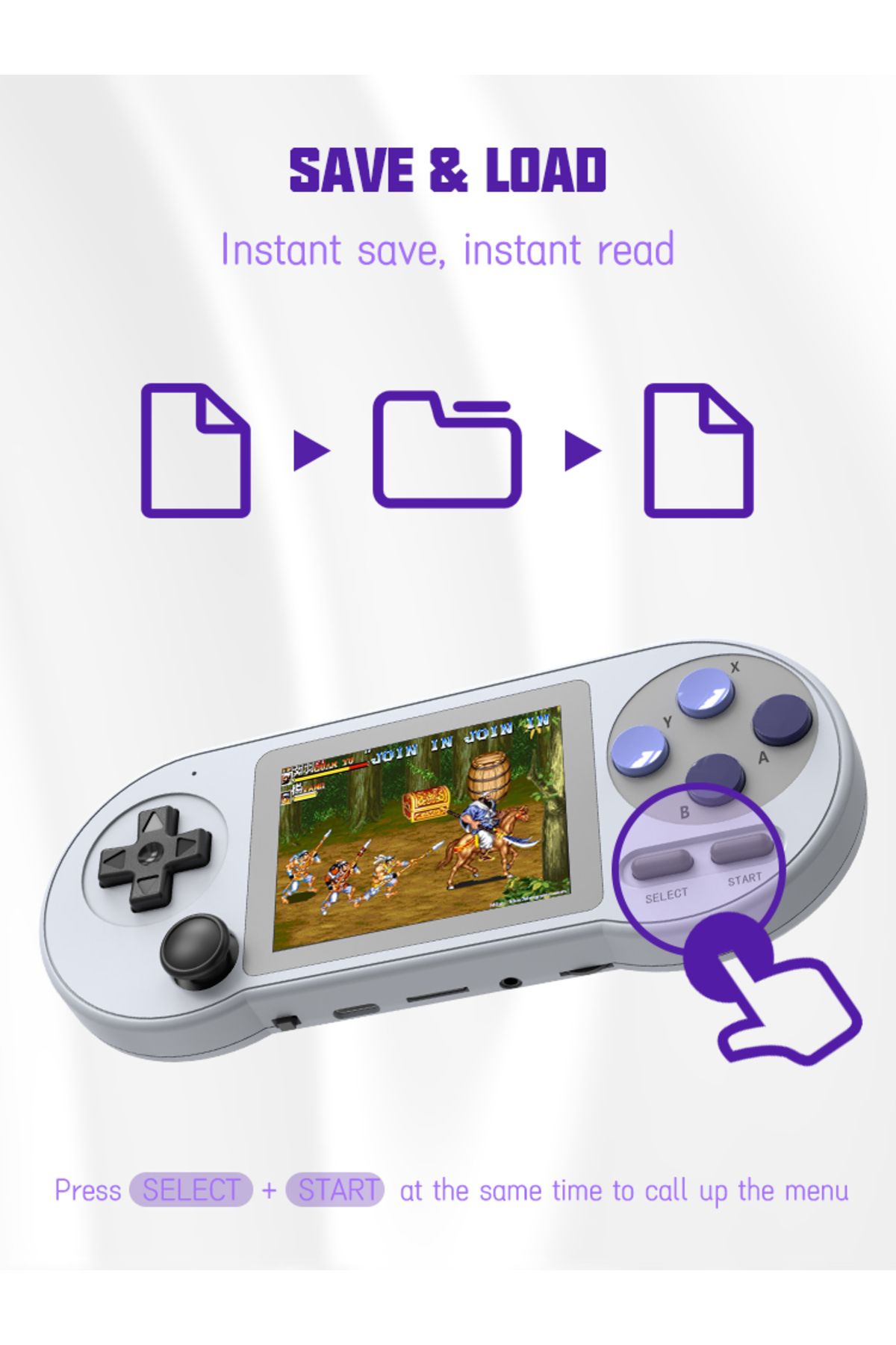 VILCORN-SNPRO 3 Inch IPS Handheld Game Console Mini Portable Retro Gaming Consoles 10000 Games AV Output ... 7