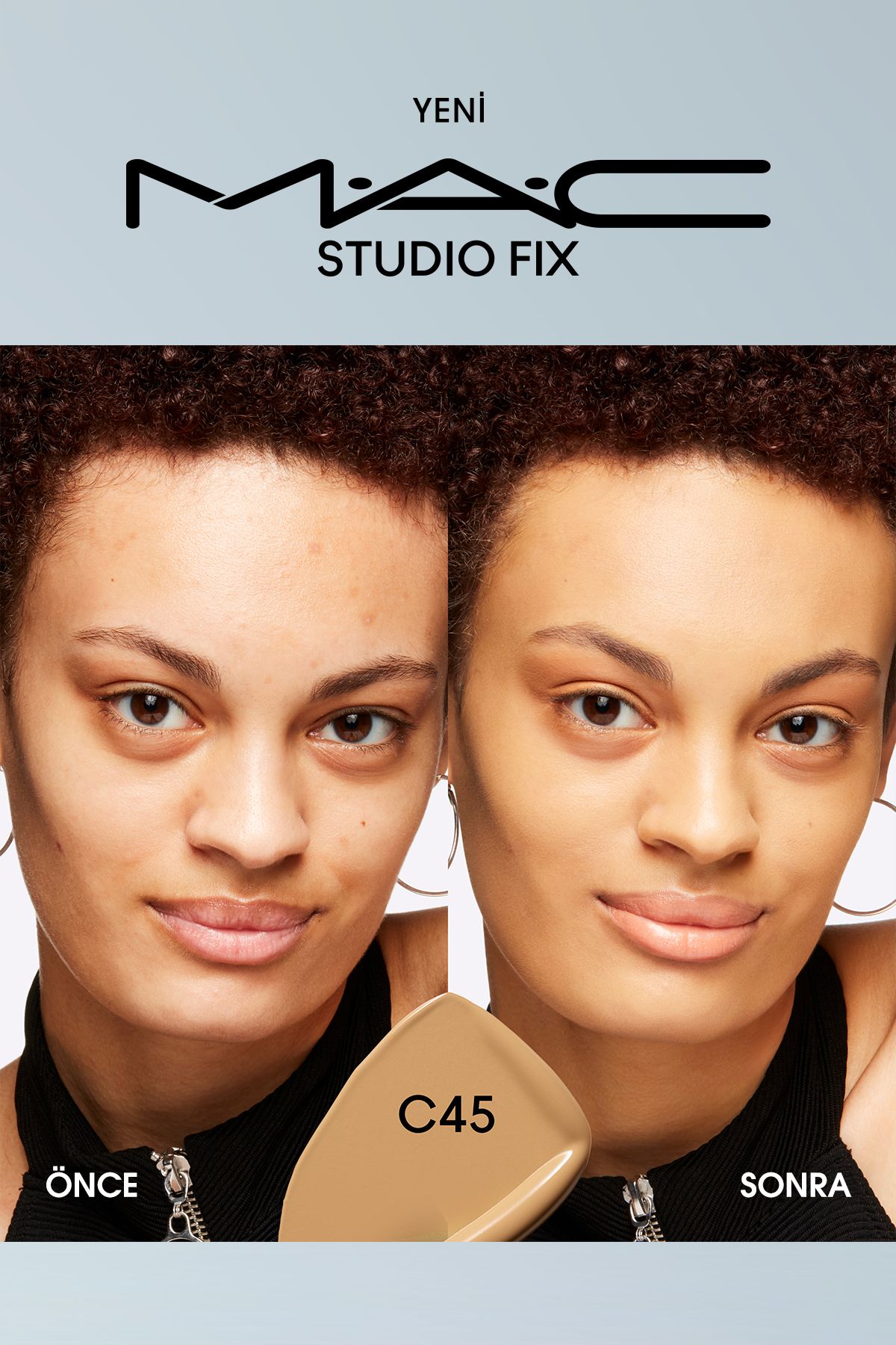 M.A.C-Matte Foundation Lasting up to 24 Hours - Studio Fix Fluid Spf15 - Color: C45 - 30ml 5