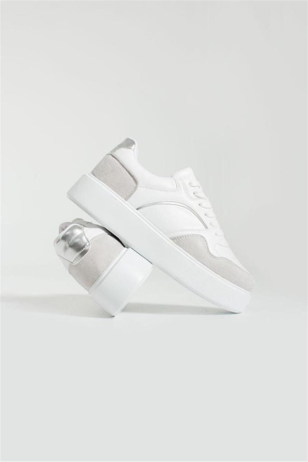 Ayakkabıda Tek-Noble Women's Sports Shoes - White 2