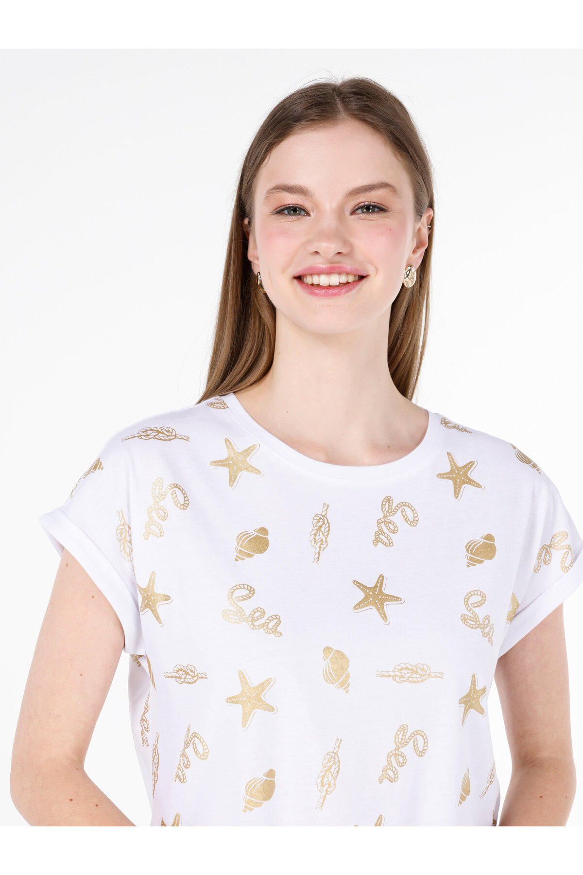 تی شرت زنانه کولینز | .CL1068007_Q1.V1_WHT Colin’s - Image 4