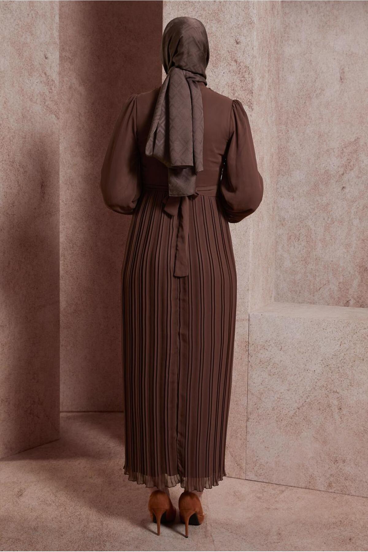 مانتو ابایا زنانه آلوینا | 24YABL0050411 Alvina - Image 3