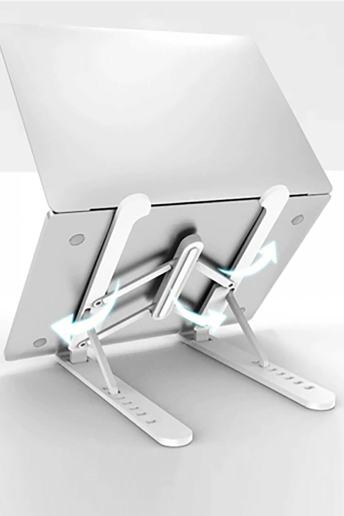 Laptop Standı Matebook / Macbook / Tablet Notebook Tutucu Standlı Ayarlanabilir Ergonomik Altlık