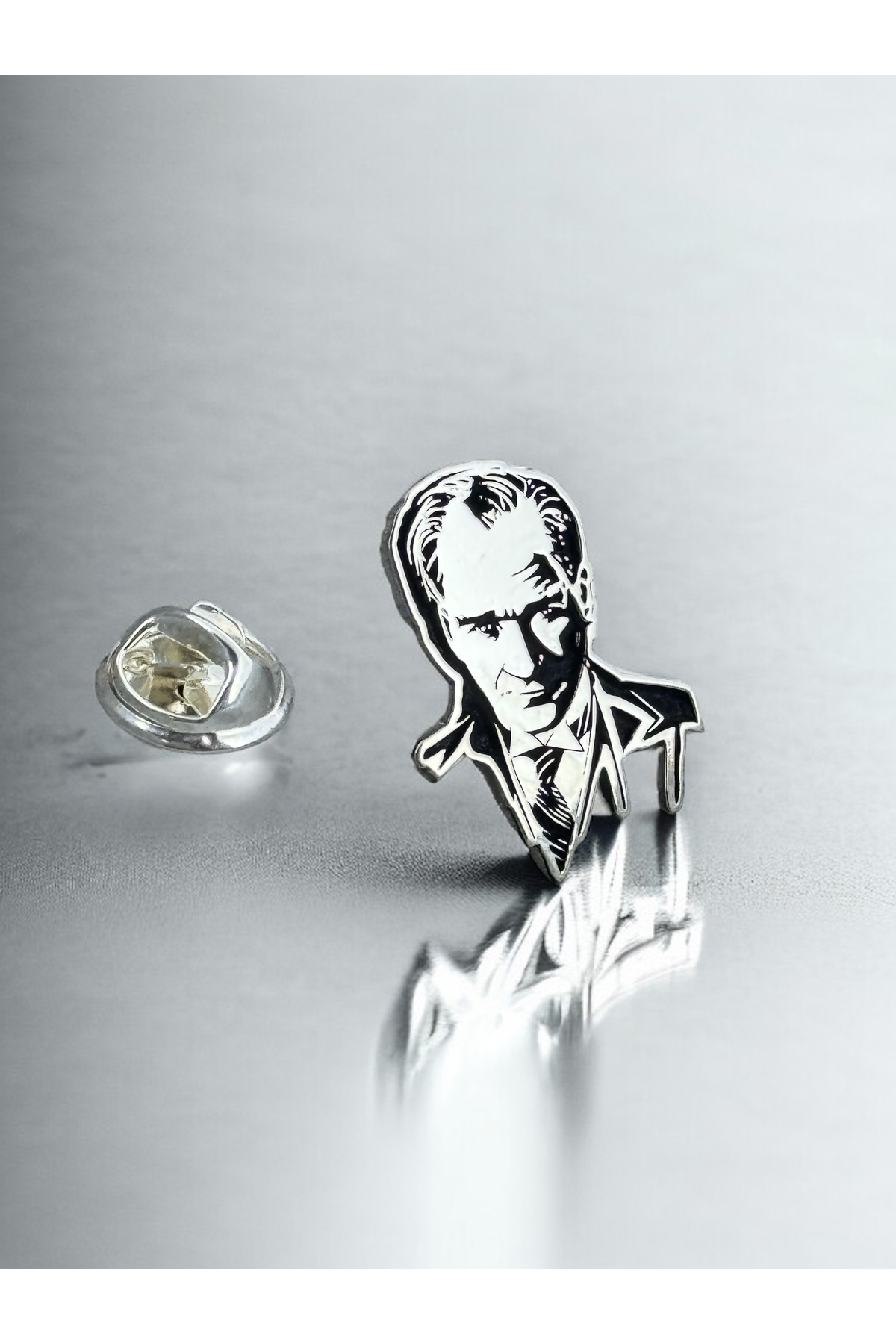 Kuyumcudan Atatürk Gümüş Yaka Rozeti