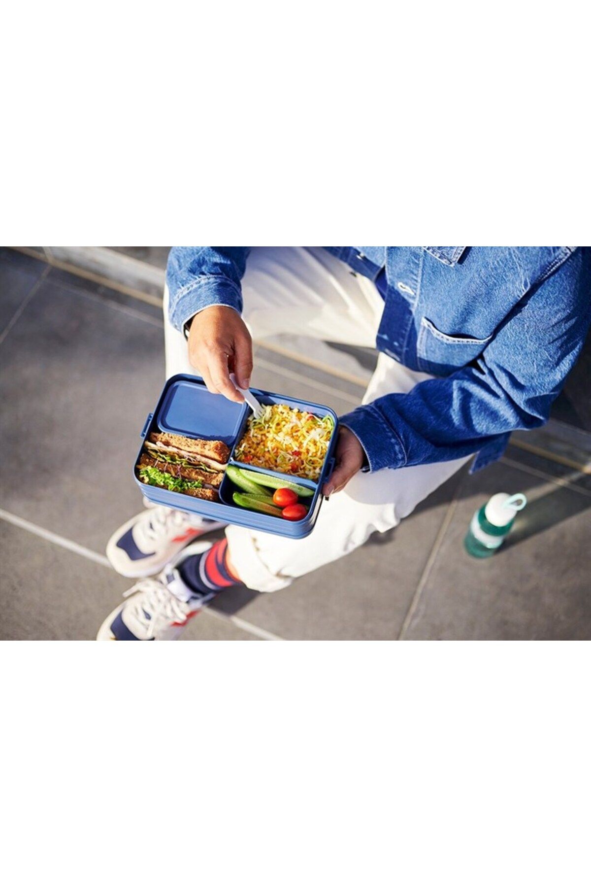 Mepal-Bento Lunch Box Take A Break Large Compartment Portable Food Container 1500 ml 3