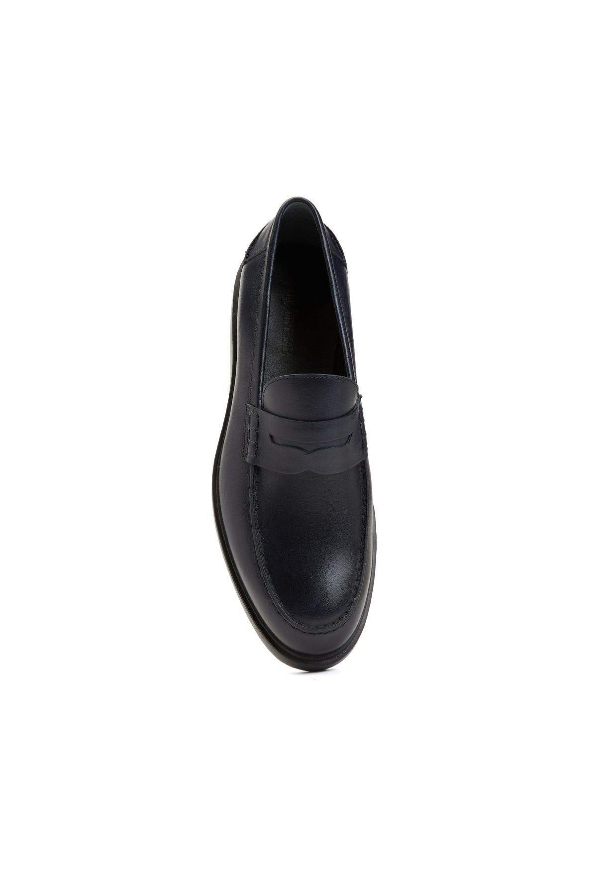 لوفر آبی مردانه Loafer چرمی دریایی تیره Divarese