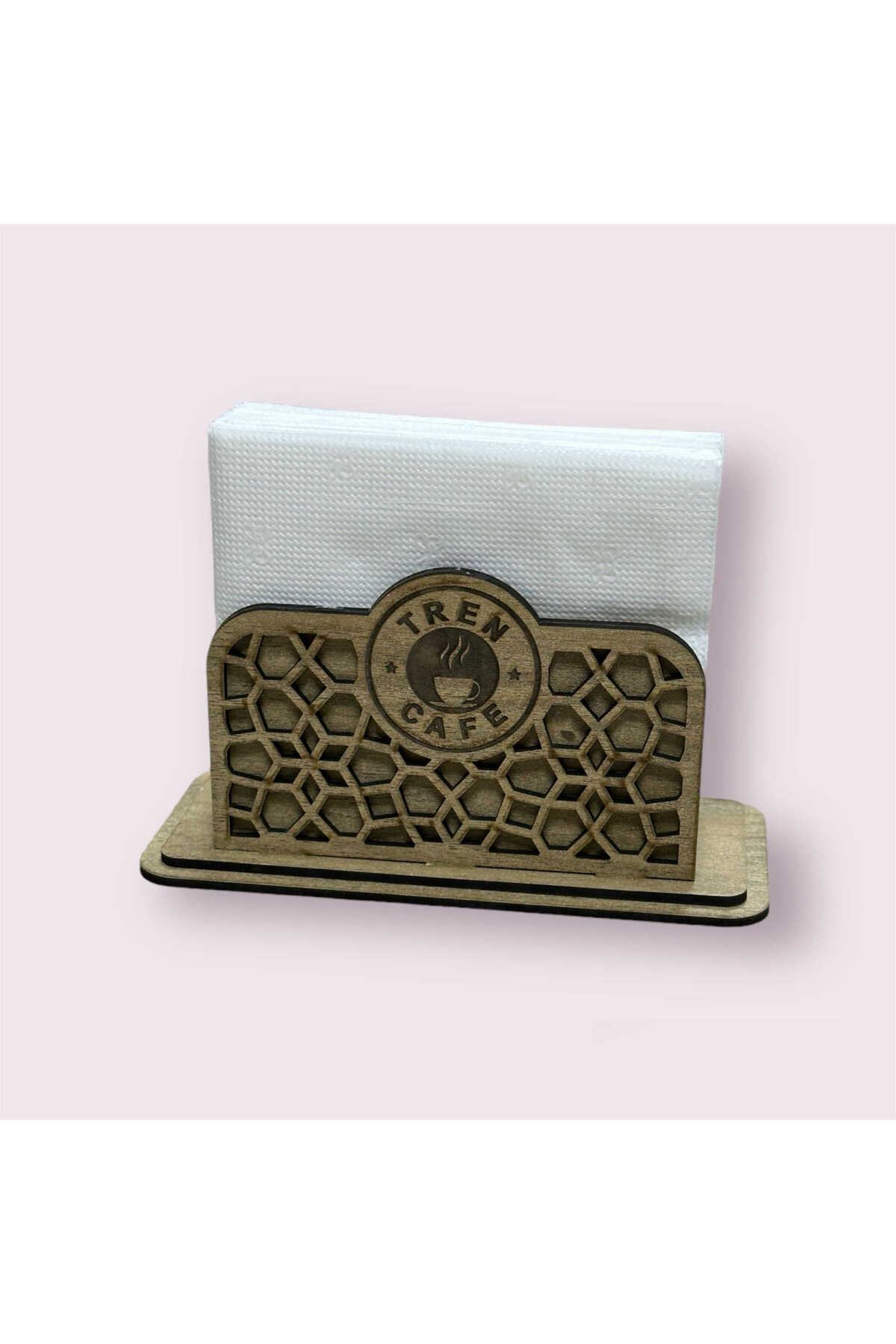 Decorative Wooden Café Table Top Napkin Holder for Restaurant and Hotels MDL 8
